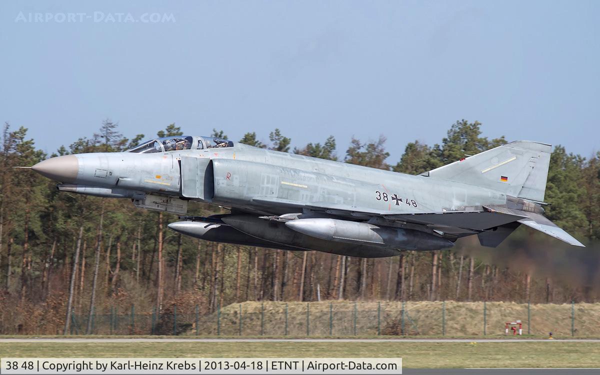 38 48, 1972 McDonnell Douglas F-4F Phantom II C/N 4747, German Air Force