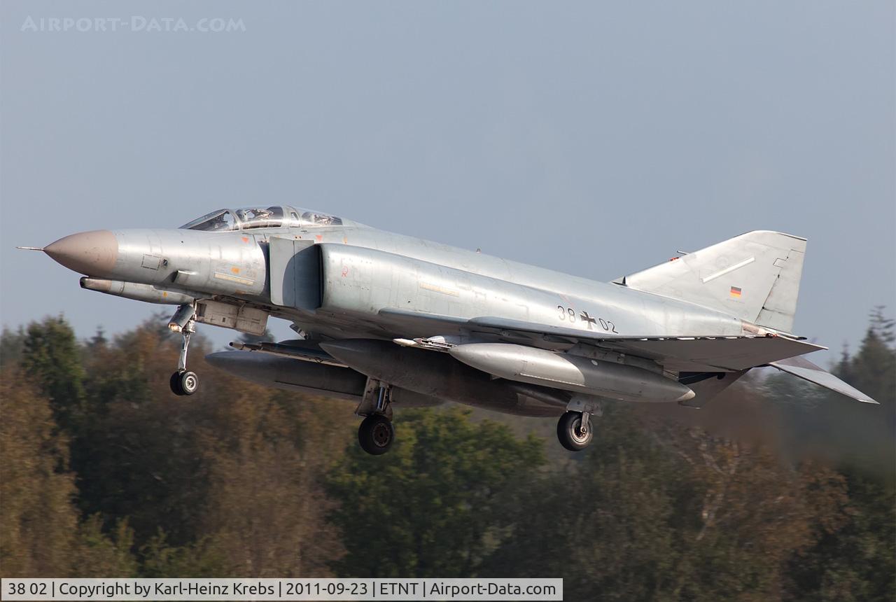 38 02, McDonnell Douglas F-4F Phantom II C/N 4611, German Air Force