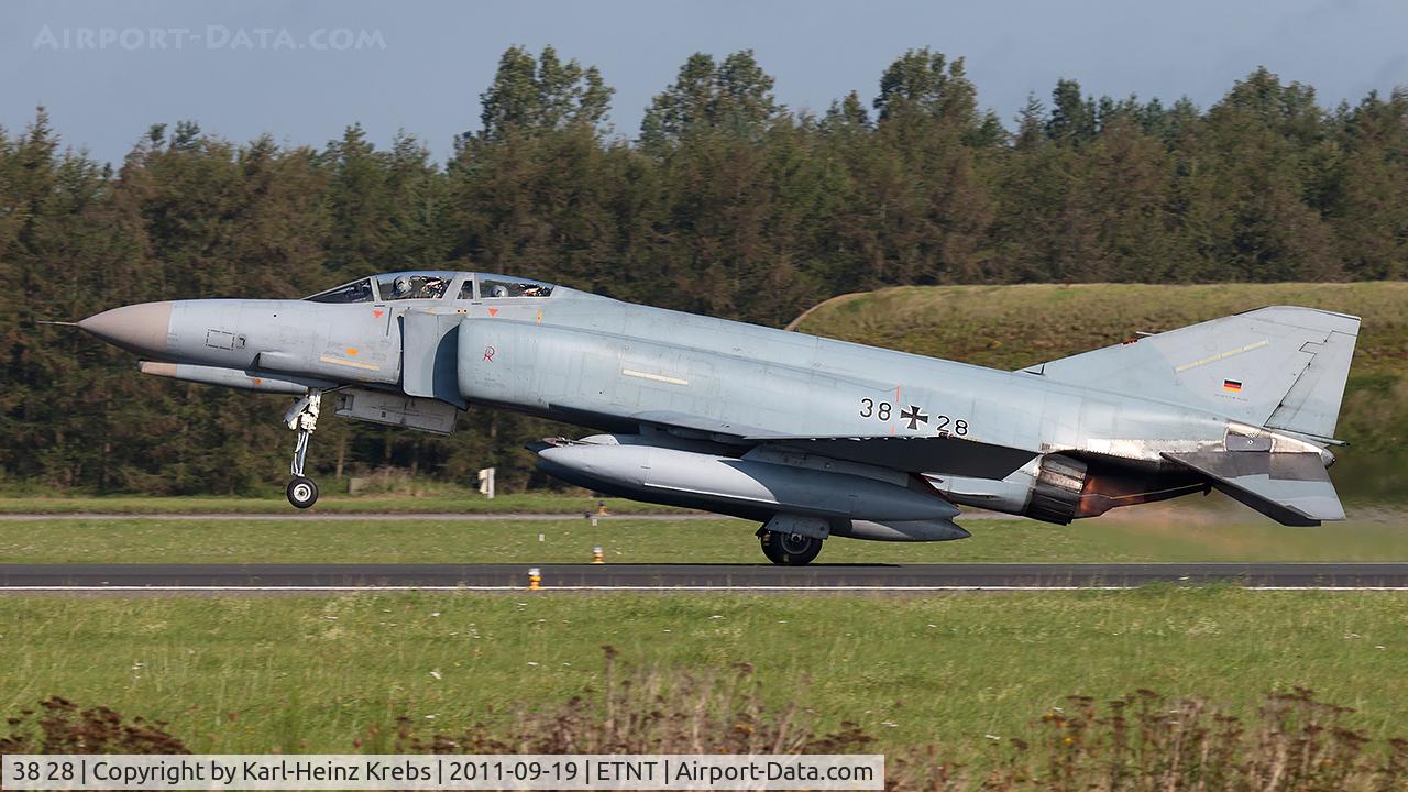 38 28, 1972 McDonnell Douglas F-4F Phantom II C/N 4689, German Air Force
