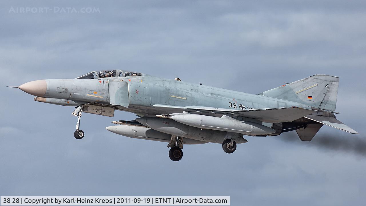 38 28, 1972 McDonnell Douglas F-4F Phantom II C/N 4689, German Air Force
