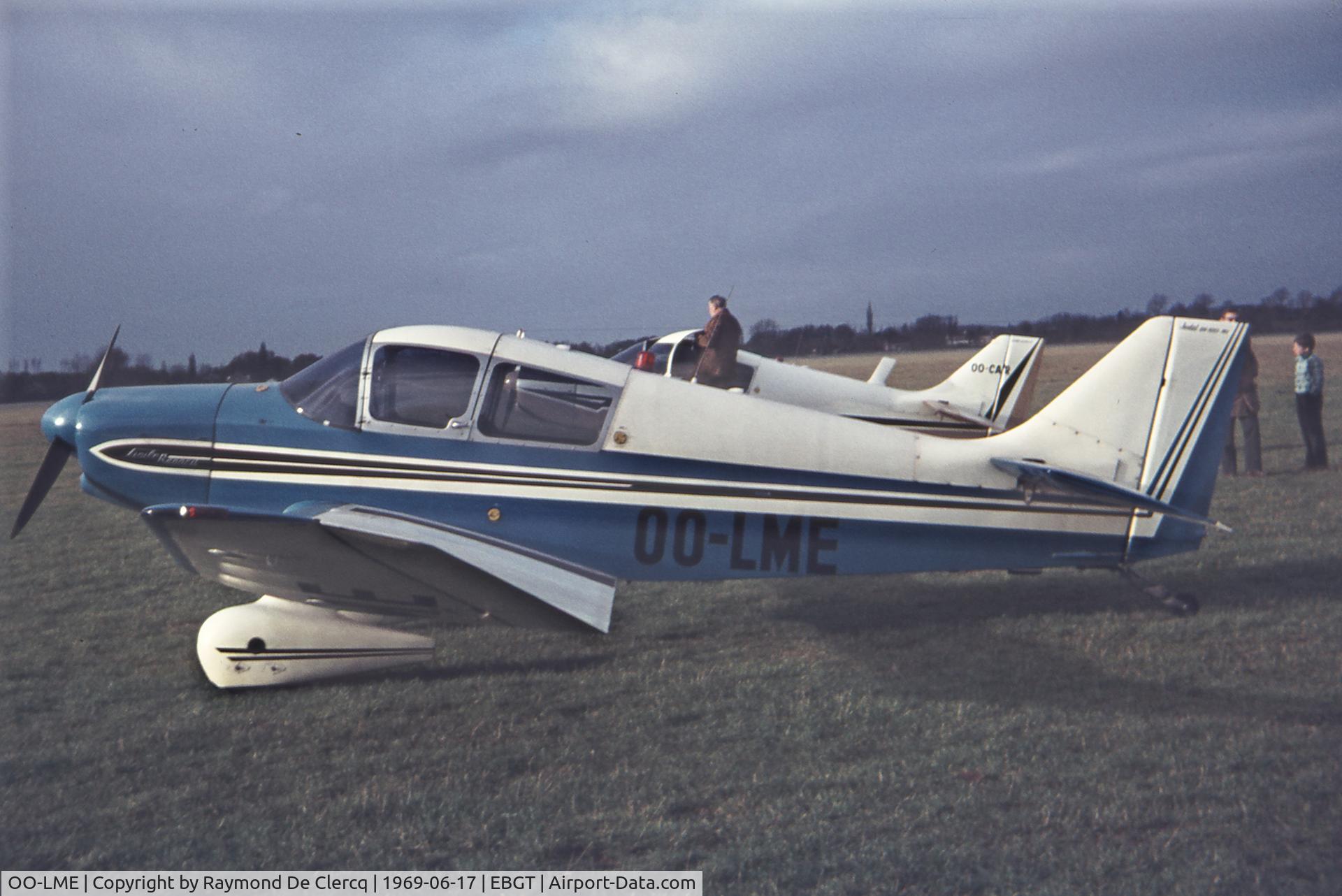 OO-LME, 1963 CEA Jodel DR-1050/M-1 Record Sicile C/N 432, Gent  17-6-69