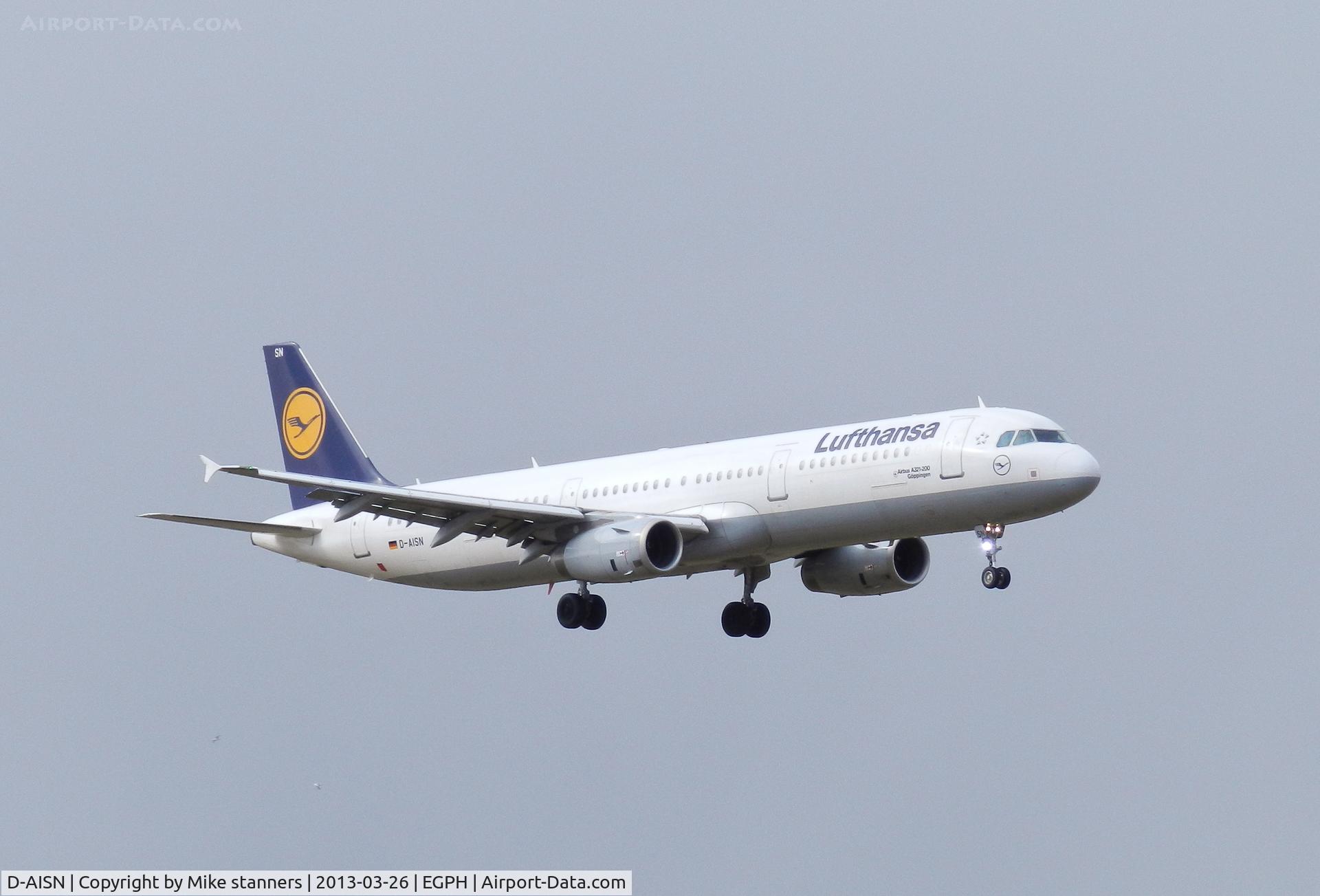 D-AISN, 2008 Airbus A321-231 C/N 3592, 