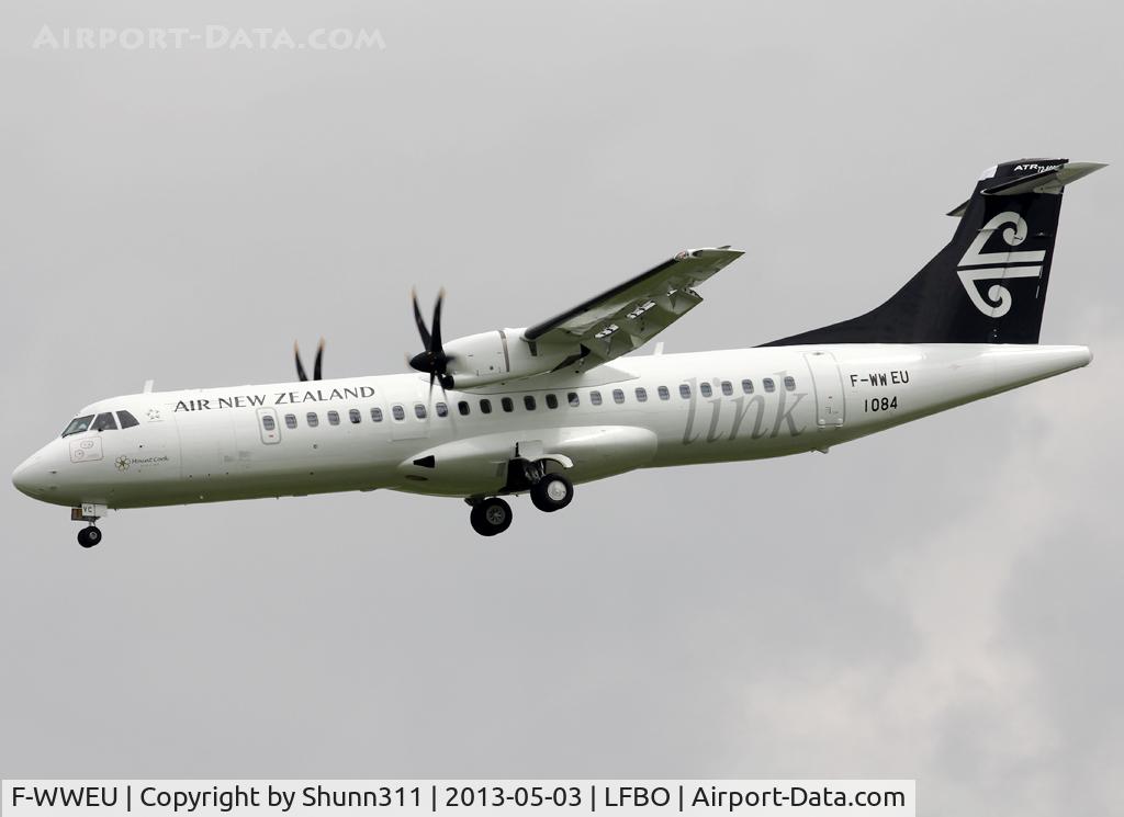 F-WWEU, 2013 ATR 72-600 C/N 1084, C/n 1083 - To be ZK-MVC
