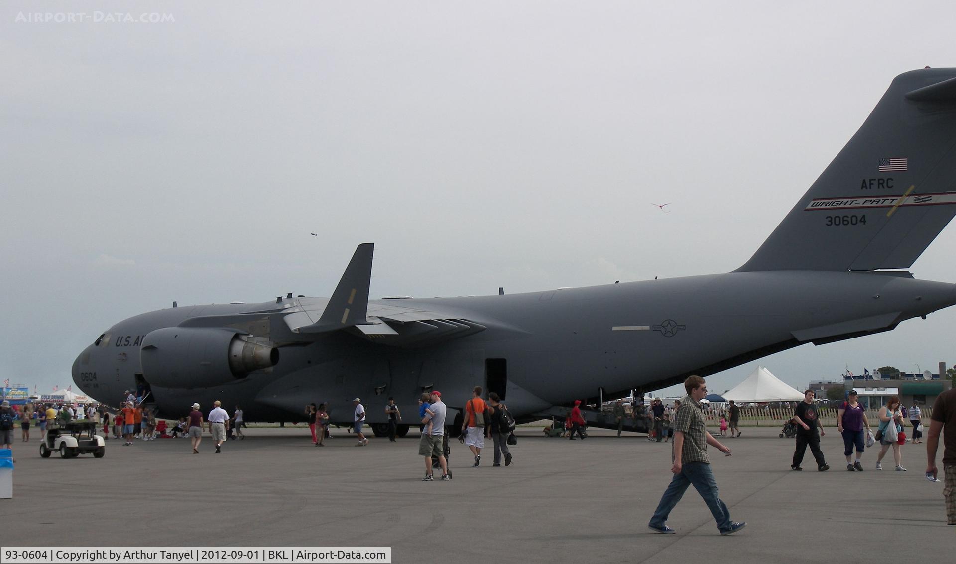 93-0604, 1994 McDonnell Douglas C-17A Globemaster III C/N F-23/P-20, On display @ 2012 Cleveland International Air Show