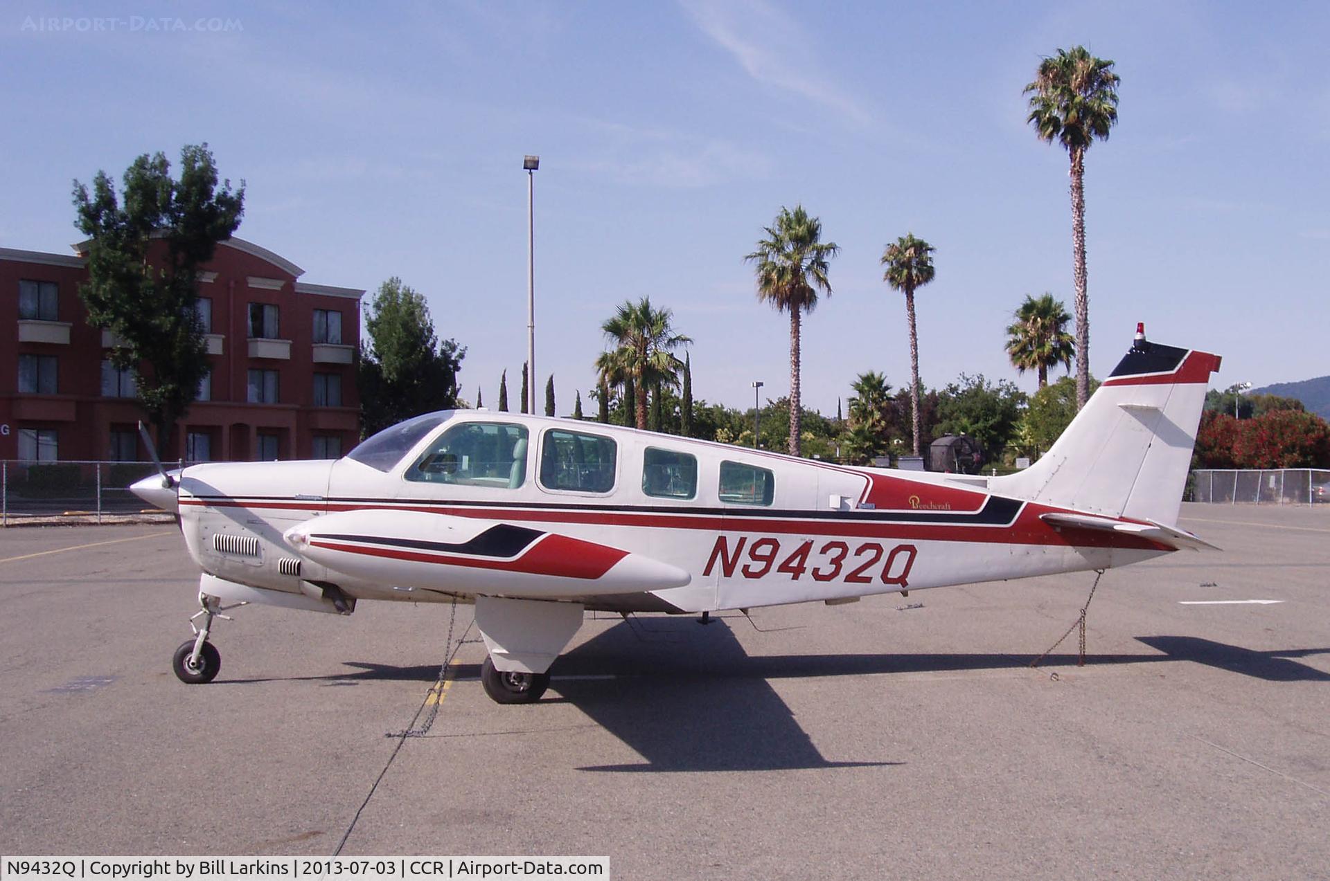 N9432Q, 1972 Beech A36 Bonanza 36 C/N E-310, Visitor