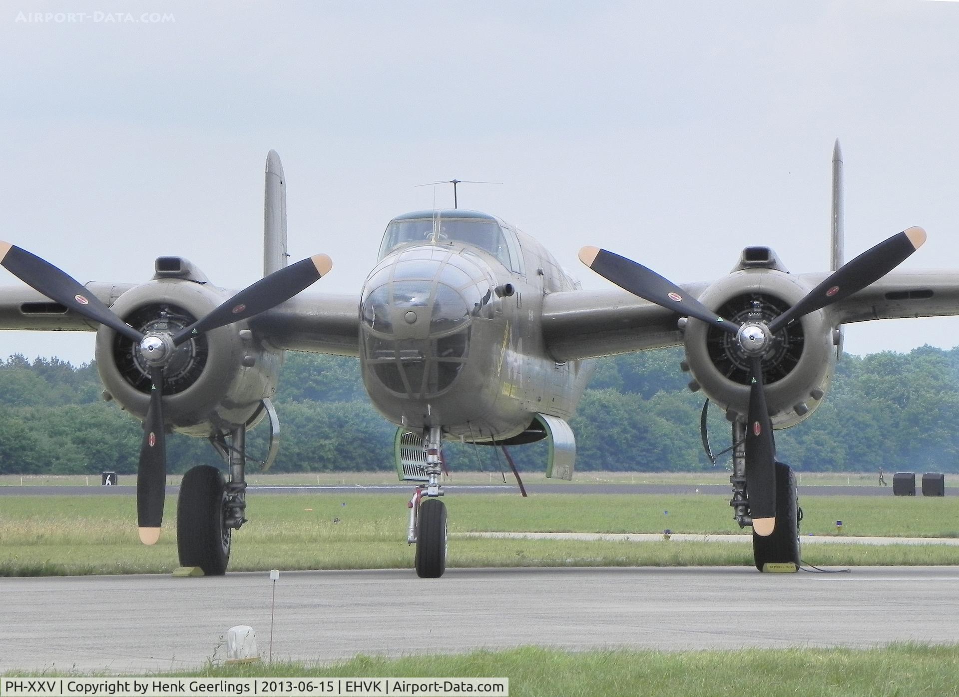 PH-XXV, 1944 North American B-25N Mitchell C/N 108-32782, Airforcedays , 14/15 June 2013 at Volkel AFB
