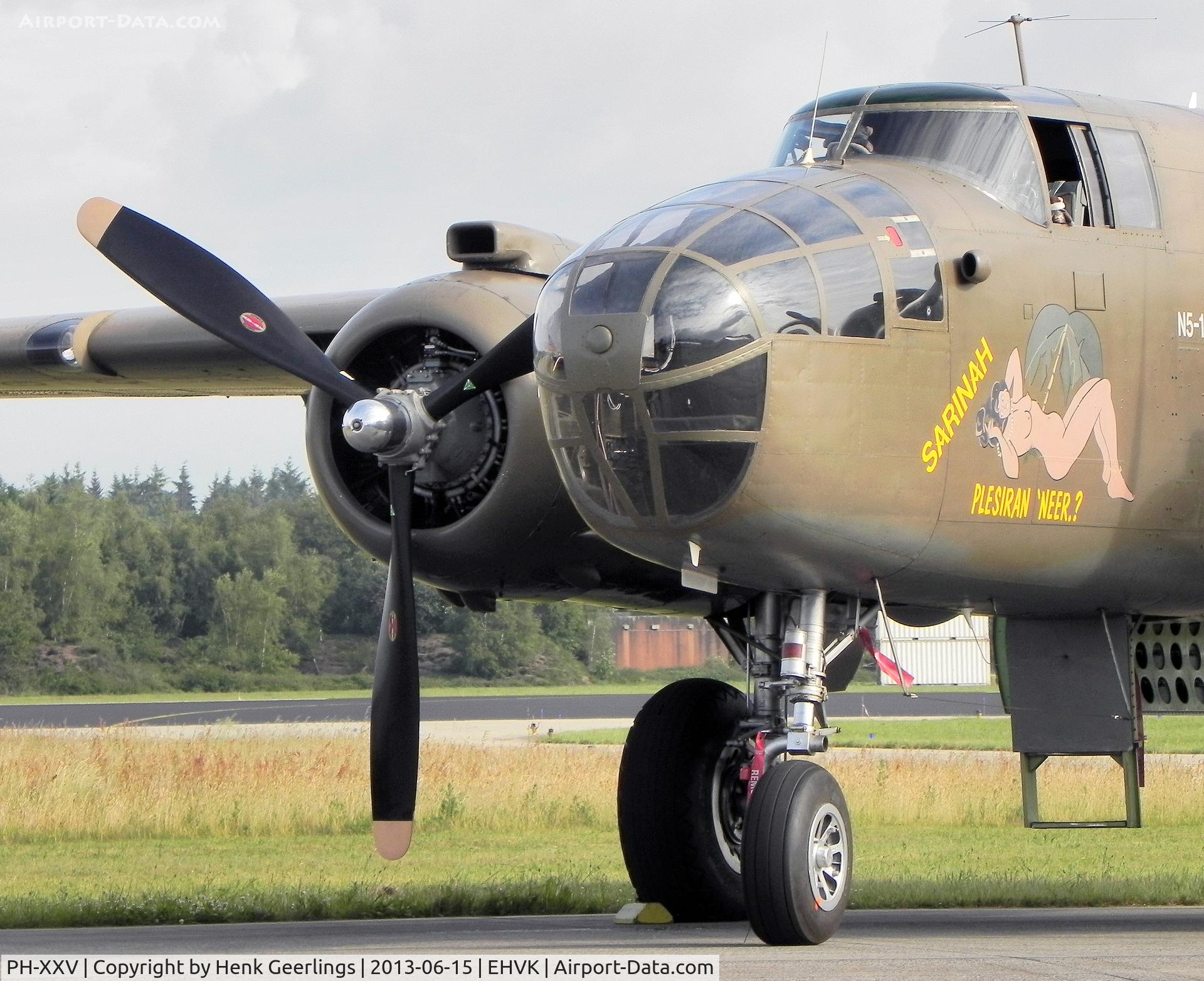 PH-XXV, 1944 North American B-25N Mitchell C/N 108-32782, Airforcedays , 14/15 June 2013 at Volkel AFB ; N5-149 / 232511