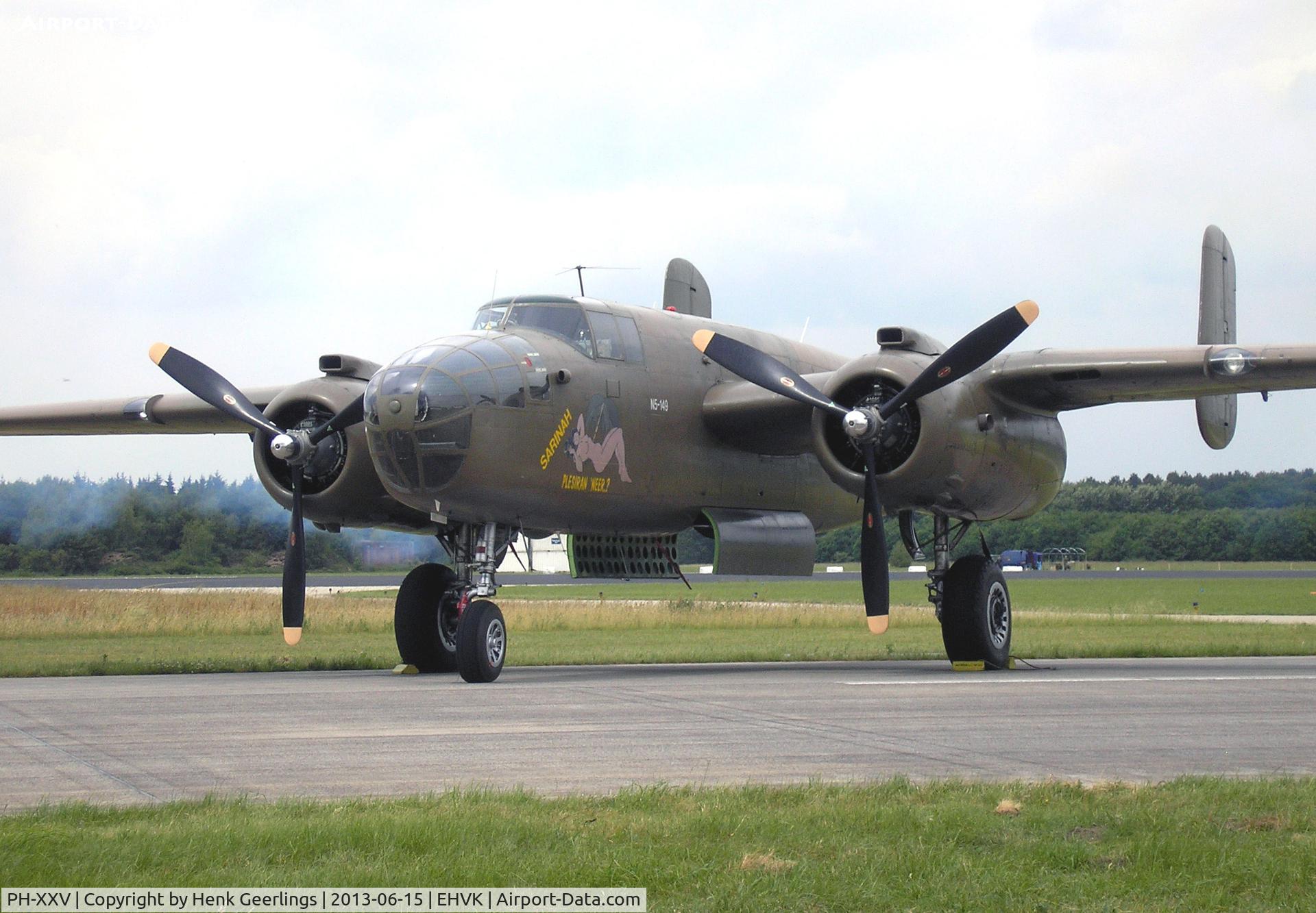 PH-XXV, 1944 North American B-25N Mitchell C/N 108-32782, Airforcedays , 14/15 June 2013 at Volkel AFB ; N5-149 / 232511