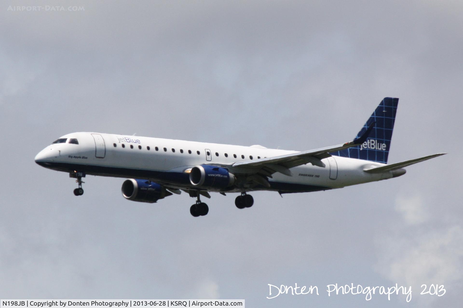 N198JB, 2006 Embraer 190AR (ERJ-190-100IGW) C/N 19000021, JetBlue Flight 741 (N198JB) 