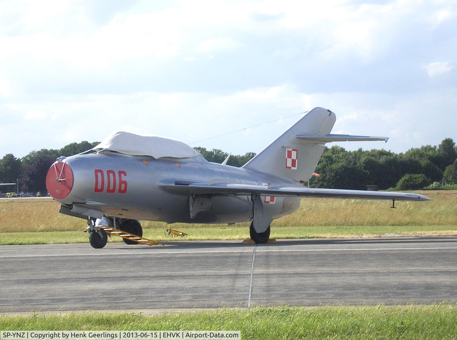 SP-YNZ, Mikoyan-Gurevich MiG-15UTI C/N 1A06006, Airforcedays , 14/15 June 2013 at Volkel AFB ;