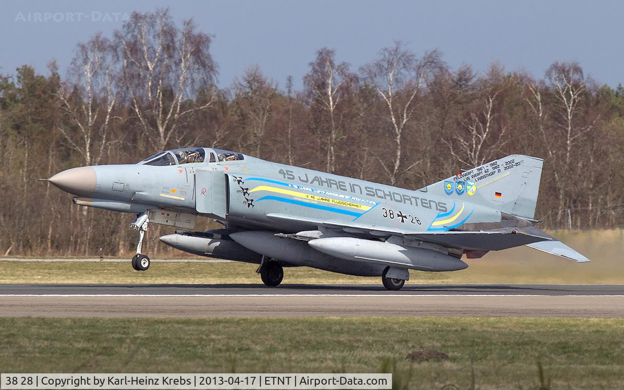 38 28, 1972 McDonnell Douglas F-4F Phantom II C/N 4689, German Air Force