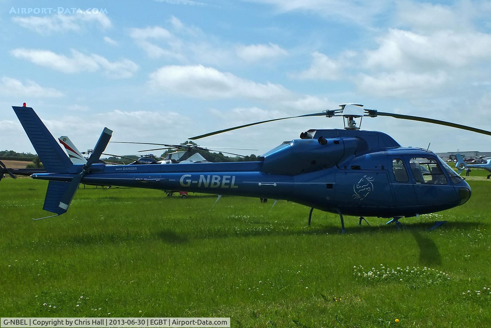 G-NBEL, 1983 Aerospatiale AS-355F-1 Ecureuil 2 C/N 5261, being used for ferrying race fans to the British F1 Grand Prix at Silverstone