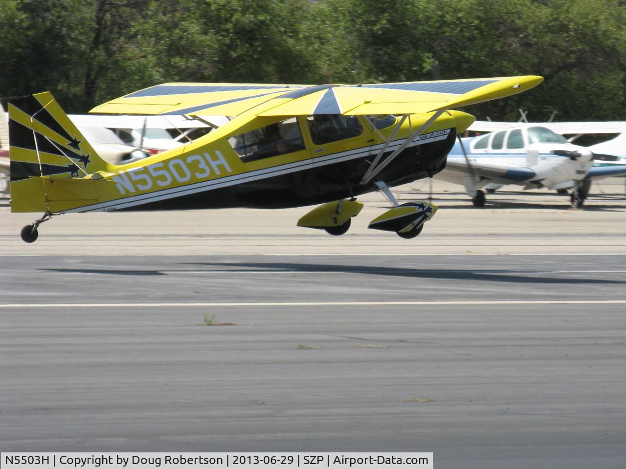 N5503H, 1978 Bellanca 8KCAB Super Decathlon C/N 413-78, 1978 Bellanca 8KCAB SUPER DECATHLON, Lycoming AEIO-360 180 Hp, landing Rwy 22