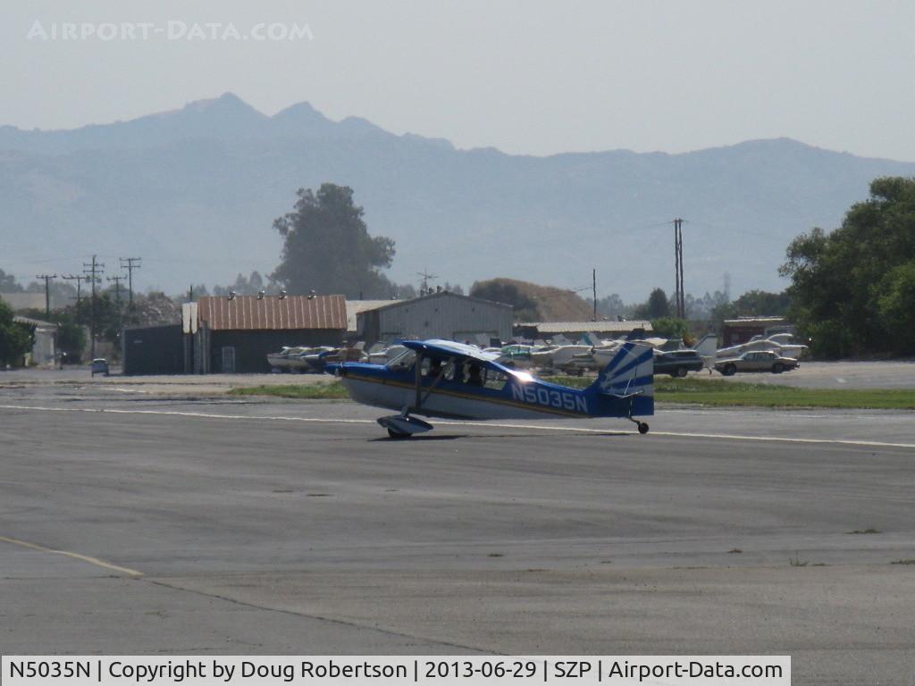 N5035N, 1978 Bellanca 8KCAB Decathlon C/N 470-79, 1978 Bellanca 8KCAB DECATHLON, Lycoming AEIO-320 150 Hp, taxi off the active