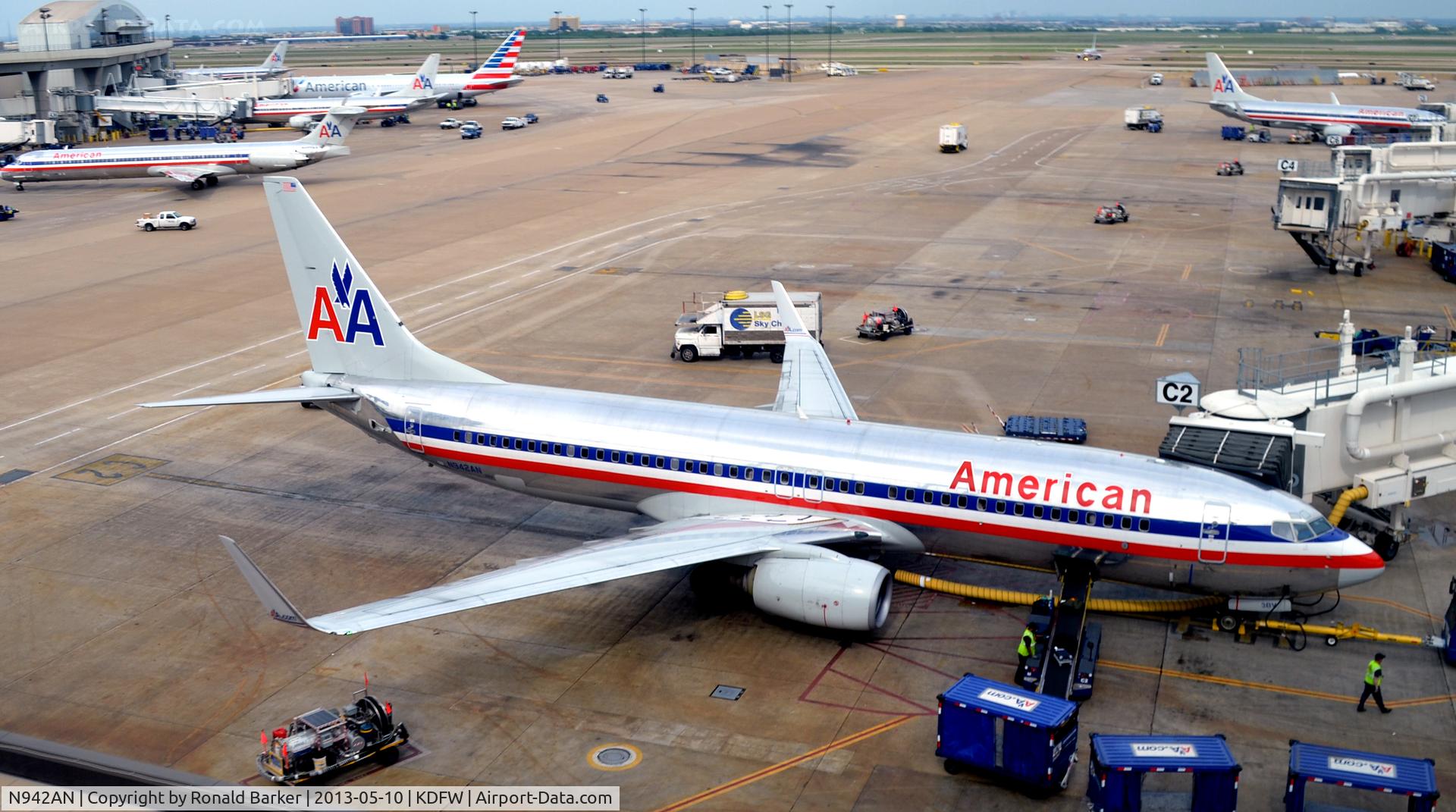 N942AN, 2000 Boeing 737-823 C/N 30084, Gate C2 DFW