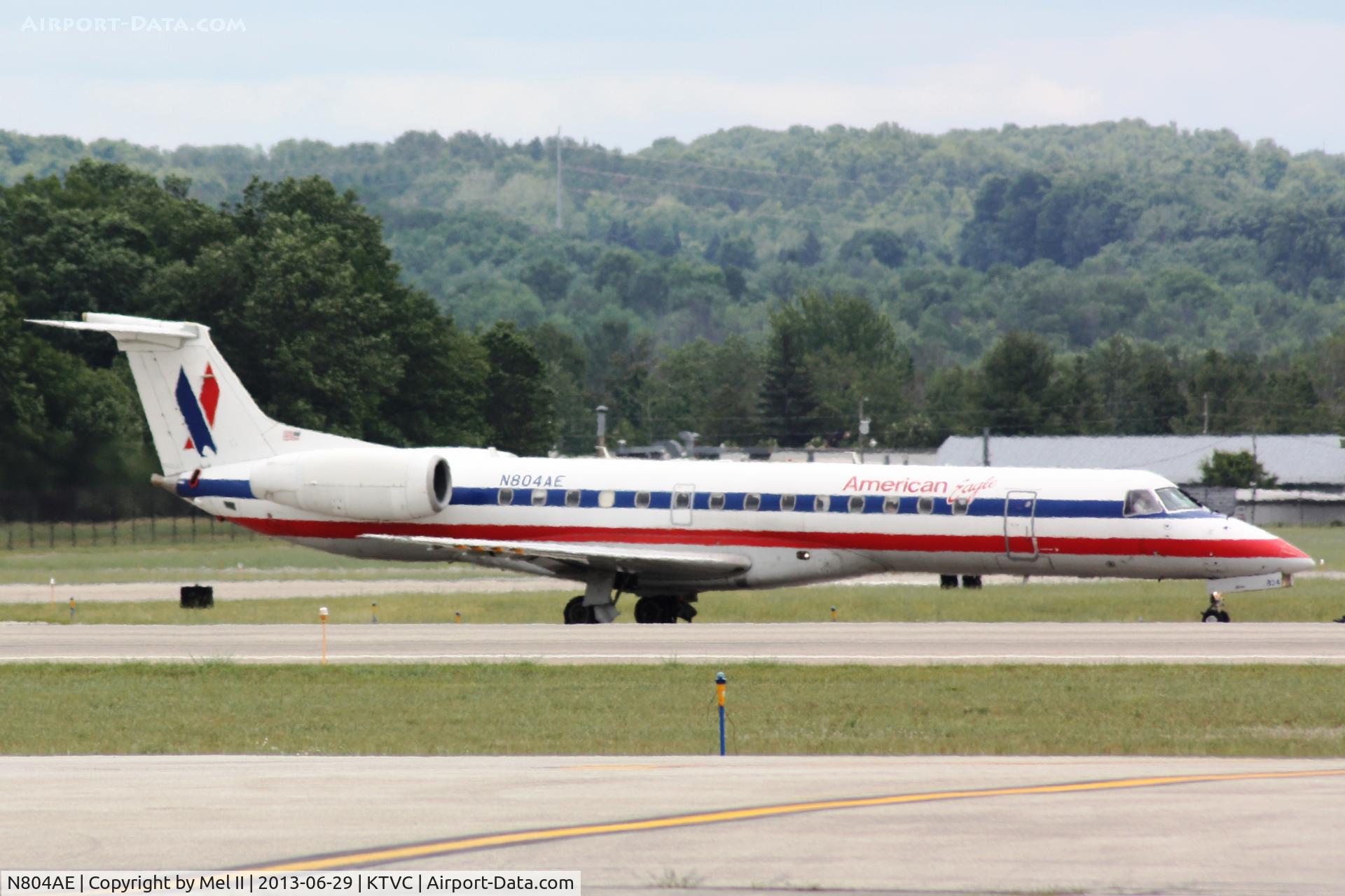 N804AE, 2001 Embraer ERJ-140LR (EMB-135KL) C/N 145487, EGF3052 - KTVC-KORD - Taxi For Departure RWY 10