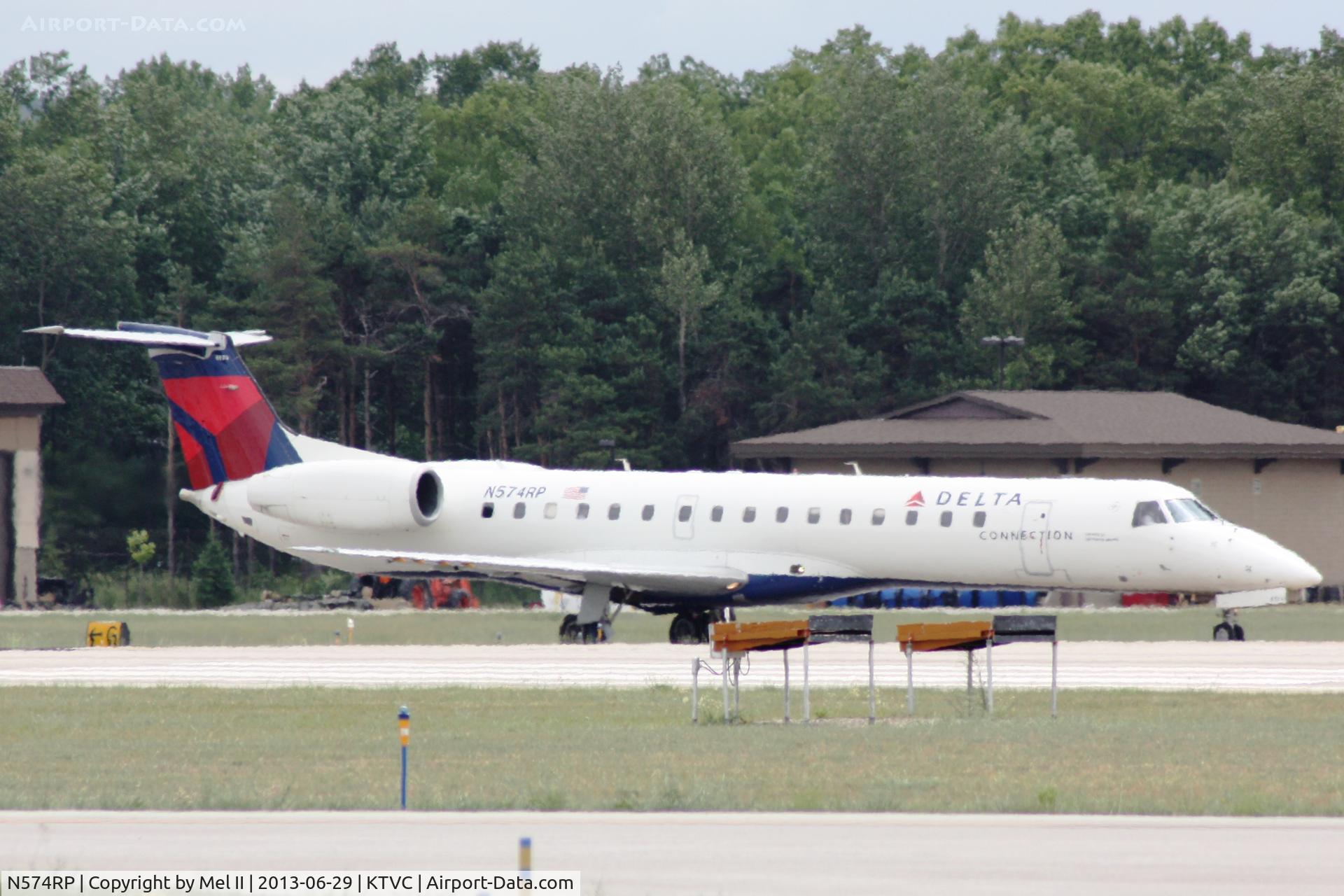 N574RP, 2004 Embraer ERJ-145LR (EMB-145LR) C/N 14500845, CHQ6362 - KTVC-KDTW - Taxi For Departure RWY 10