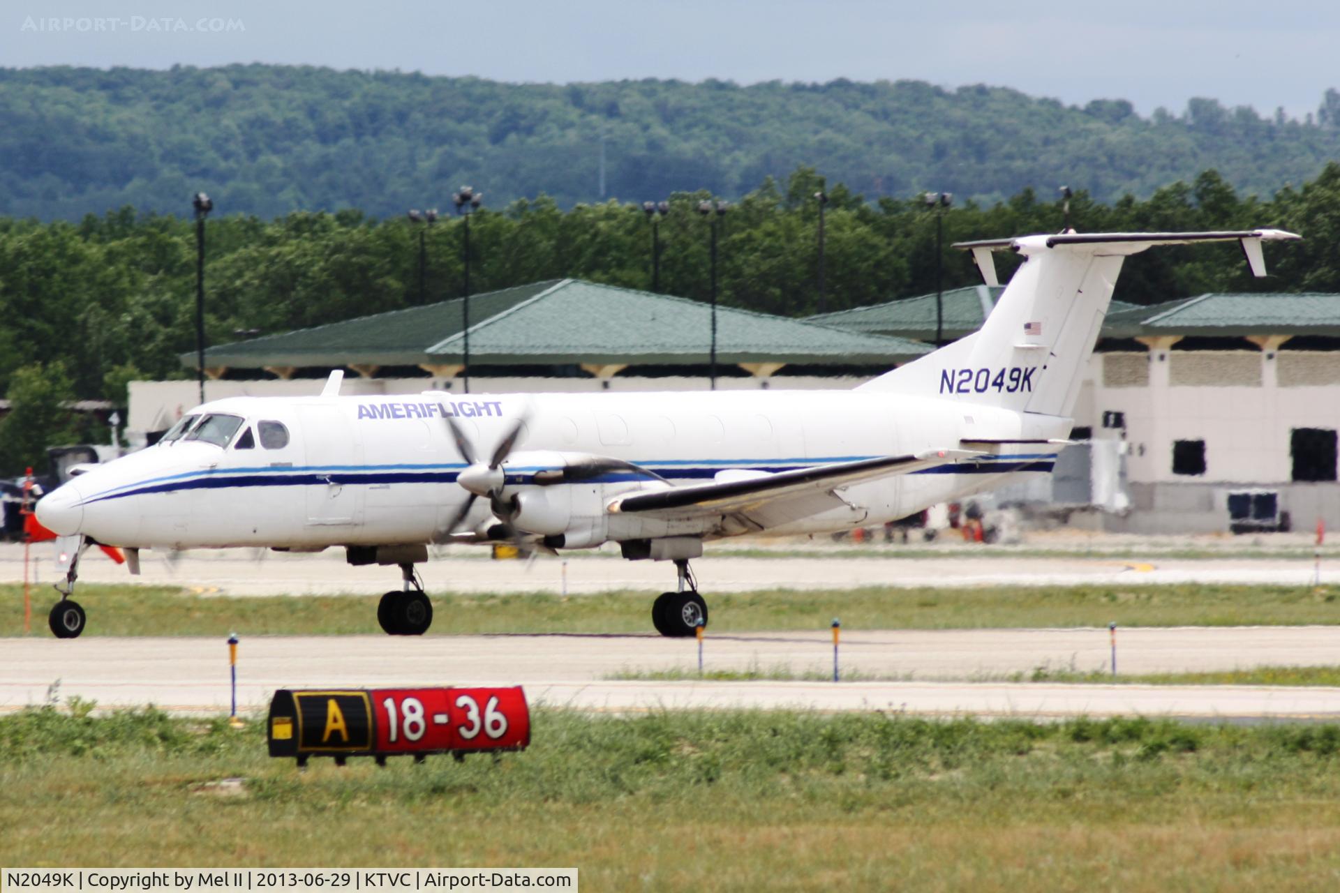 N2049K, 1991 Beech 1900C C/N UC-164, AMF1132 - KIMT-KTVC - Landing RWY 26