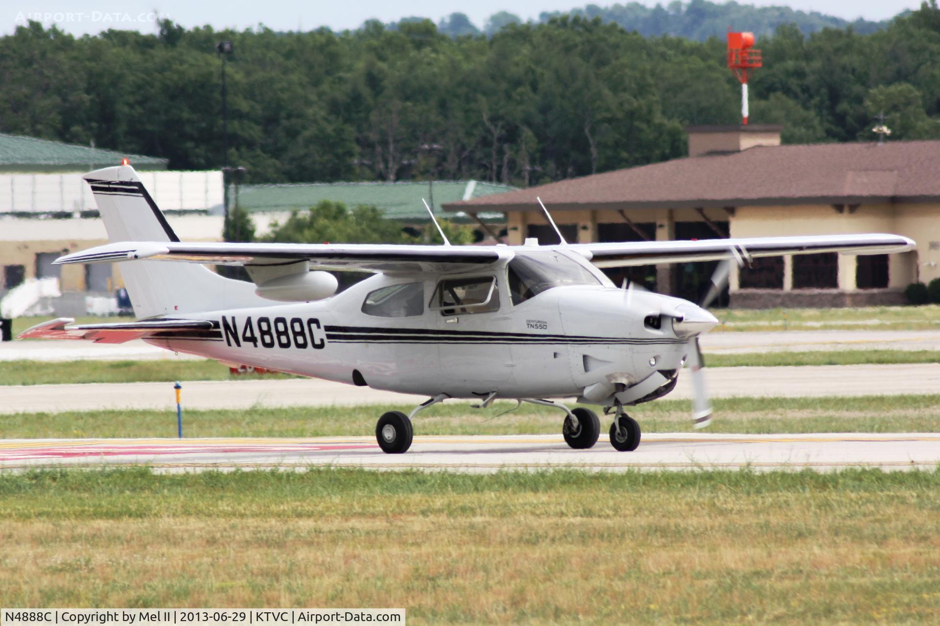 N4888C, 1979 Cessna T210N Turbo Centurion C/N 21063656, KTVC-KPTK - Taxi For Departure RWY 10