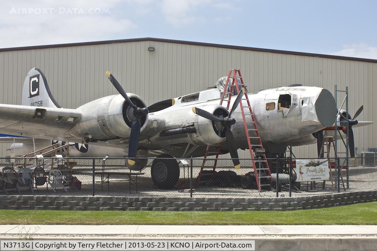 N3713G, 1960 Boeing B-17G Flying Fortress C/N 32325, Exhibited at Planes of Fame Museum , Chino , California