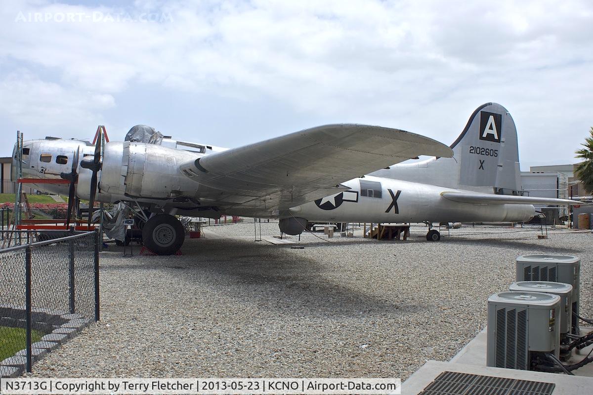 N3713G, 1960 Boeing B-17G Flying Fortress C/N 32325, Exhibited at Planes of Fame Museum , Chino , California