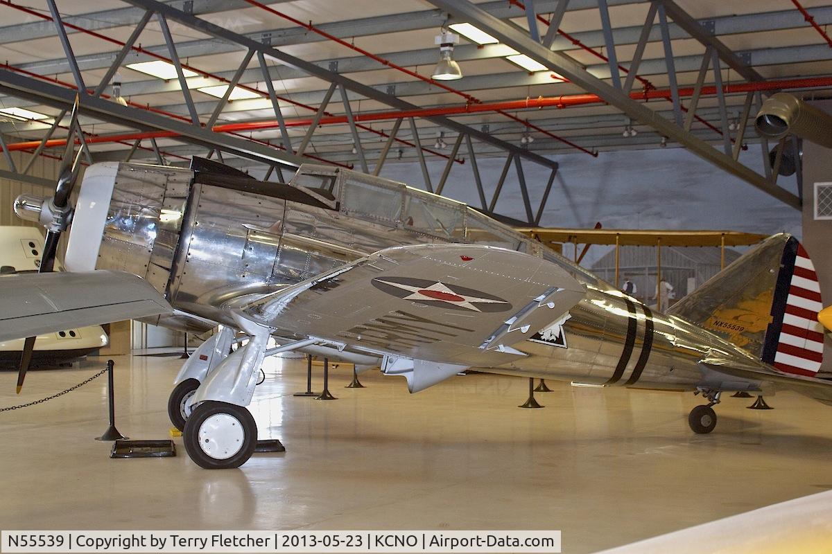 N55539, 1940 Republic AT-12 Guardsman C/N 483-38, Exhibited at Planes of Fame Museum , Chino , California