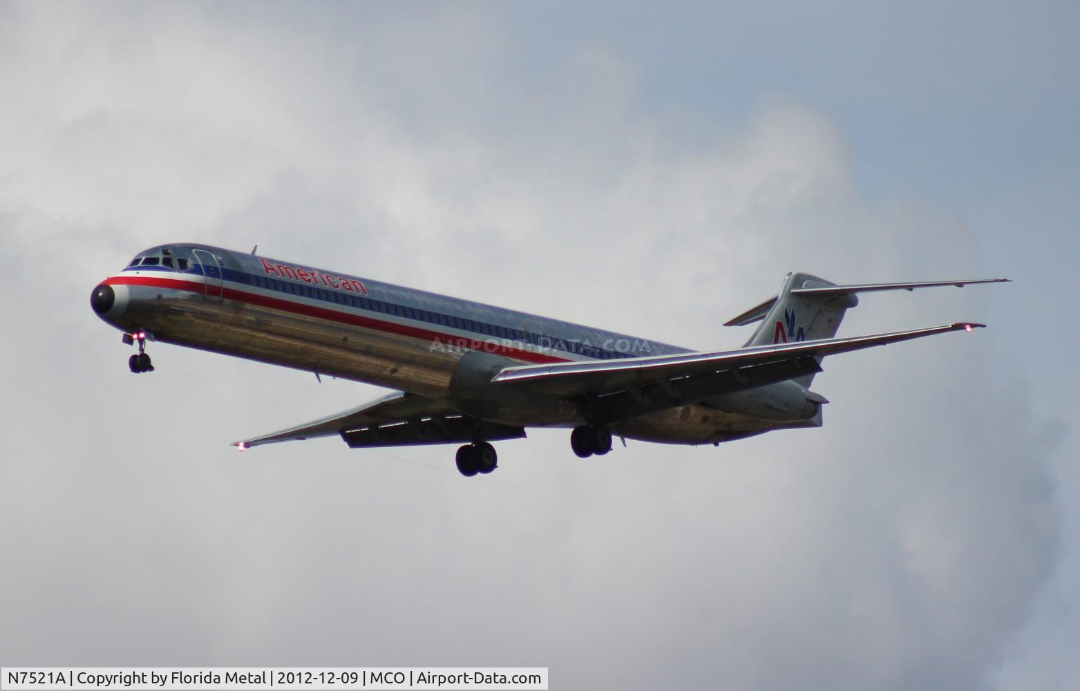 N7521A, 1990 McDonnell Douglas MD-82 (DC-9-82) C/N 49898, American MD-82