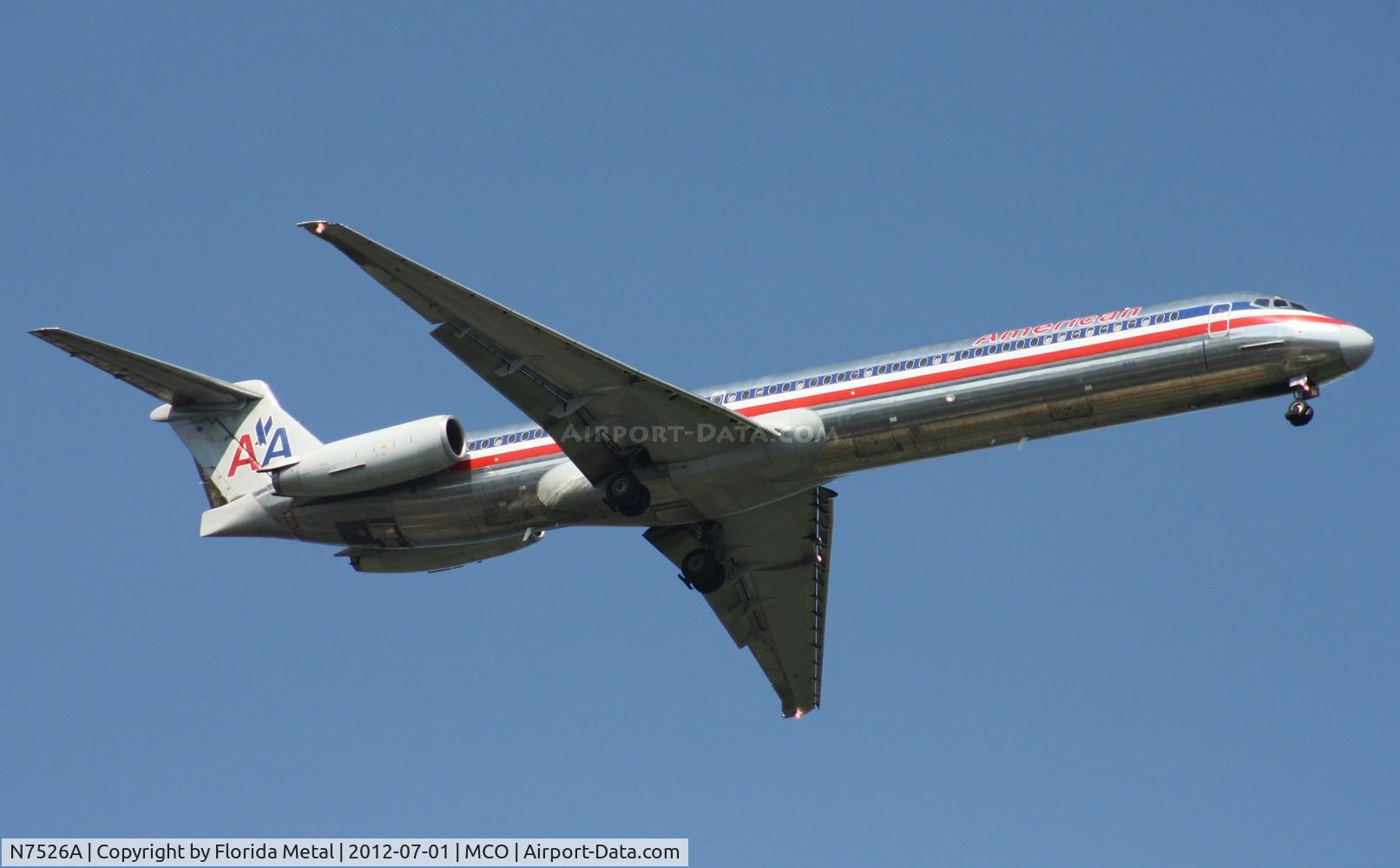N7526A, 1990 McDonnell Douglas MD-82 (DC-9-82) C/N 49918, American MD-82