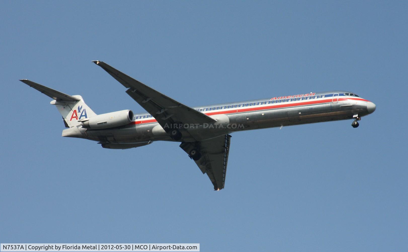 N7537A, 1990 McDonnell Douglas MD-82 (DC-9-82) C/N 49991, American MD-82