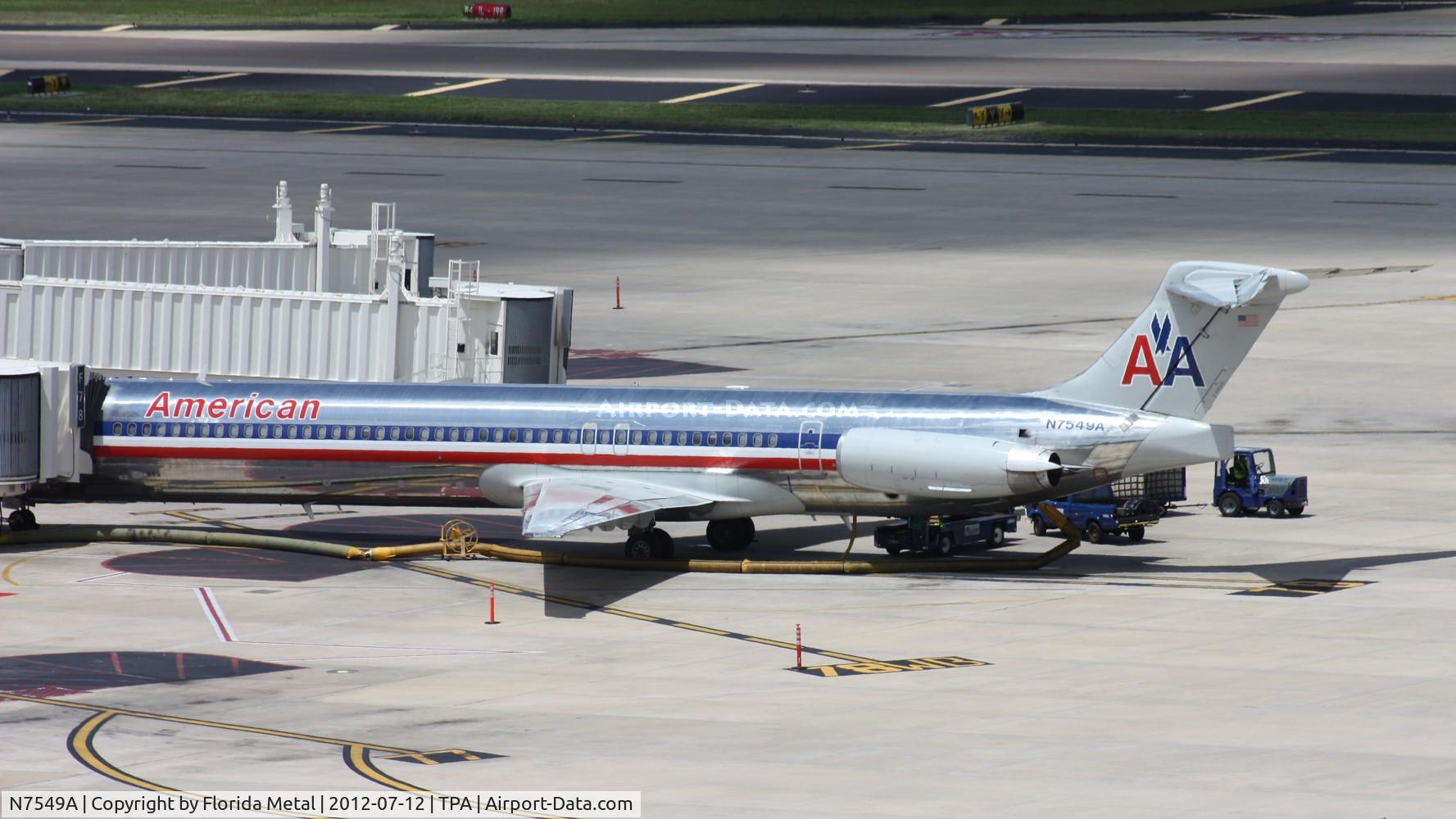 N7549A, 1991 McDonnell Douglas MD-82 (DC-9-82) C/N 53031, American MD-82