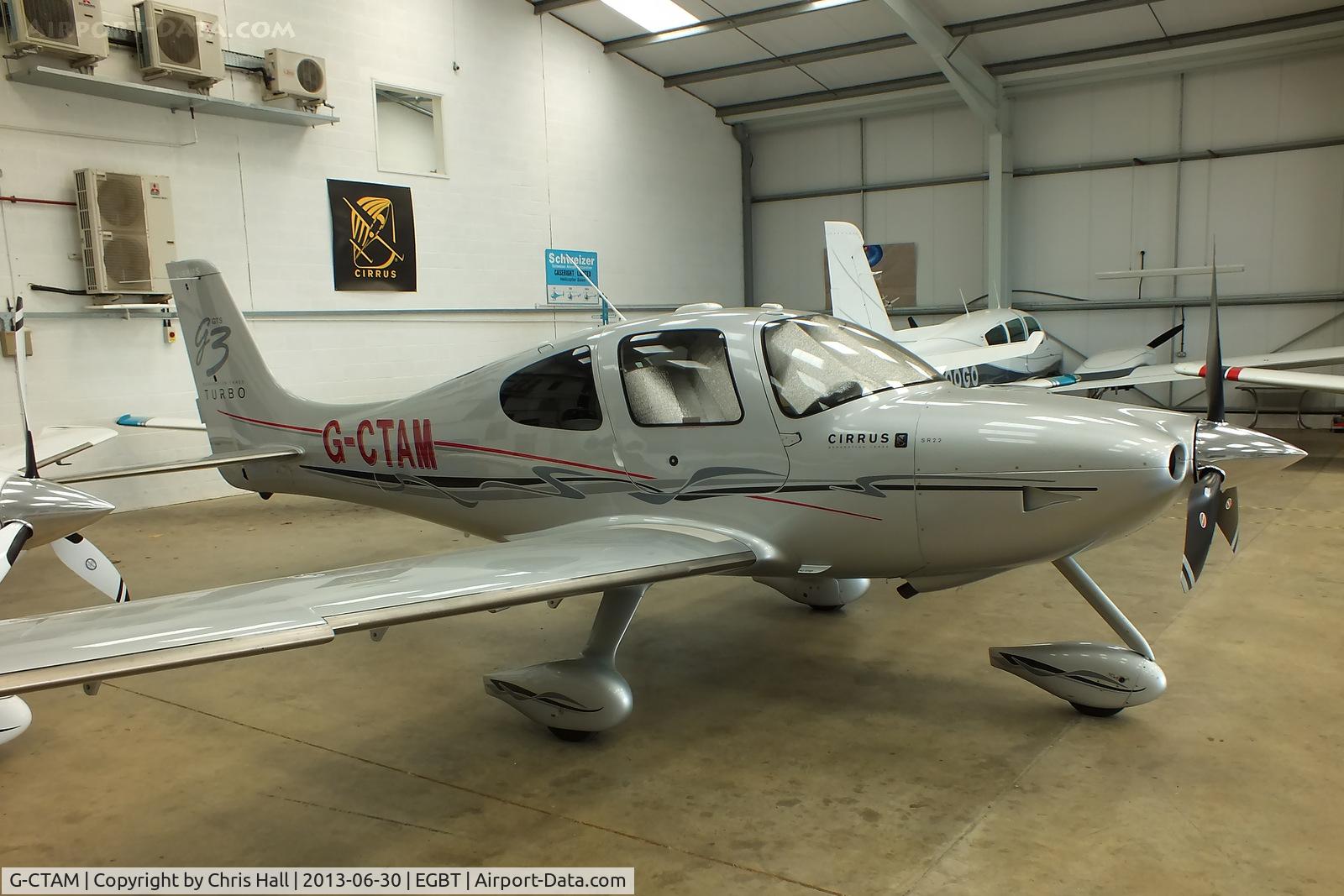 G-CTAM, 2007 Cirrus SR22 G3 GTS Turbo C/N 2740, Turweston resident