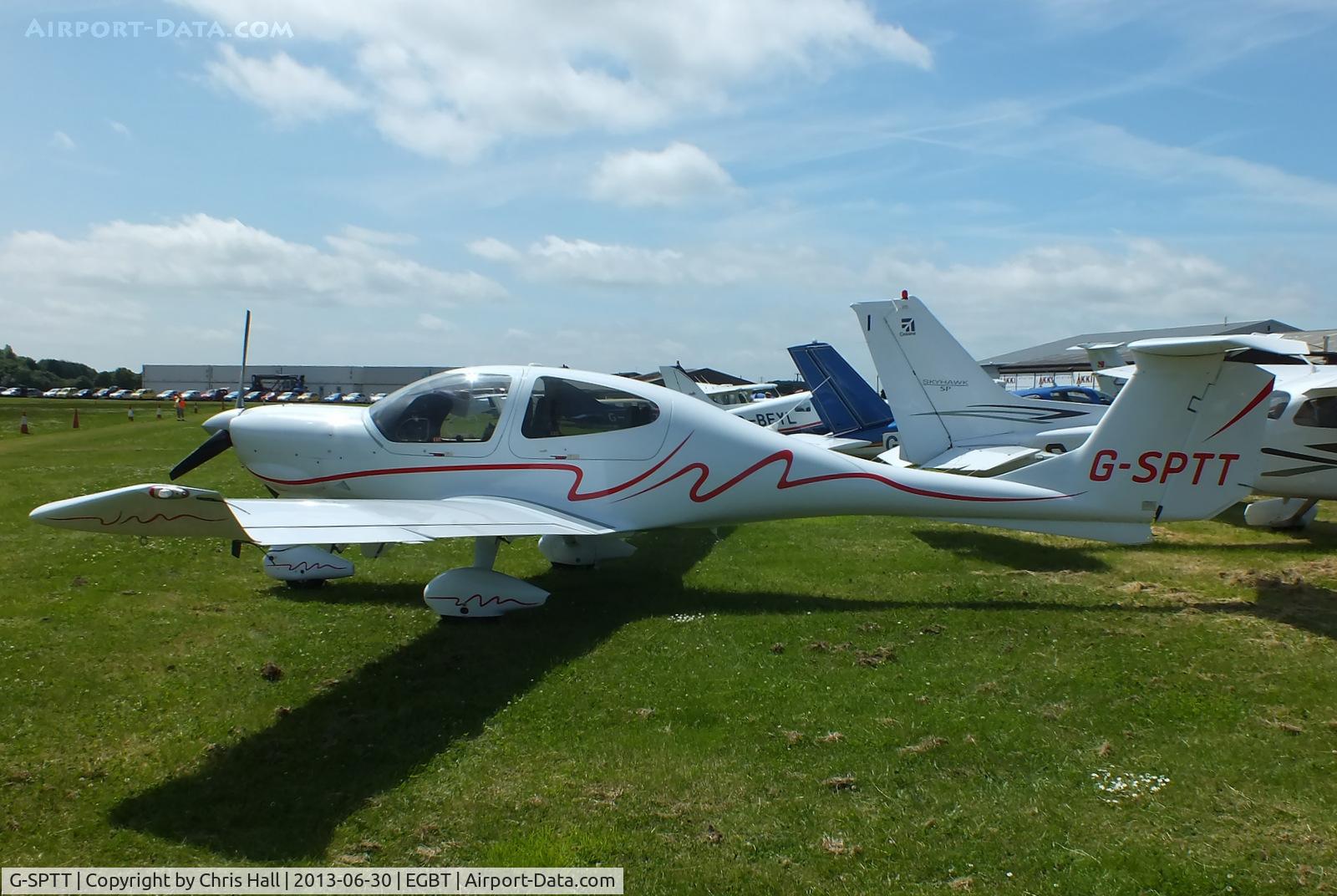 G-SPTT, 2006 Diamond DA-40D Diamond Star C/N D4.249, Visitor at Turweston for the British F1 Grand Prix at Silverstone
