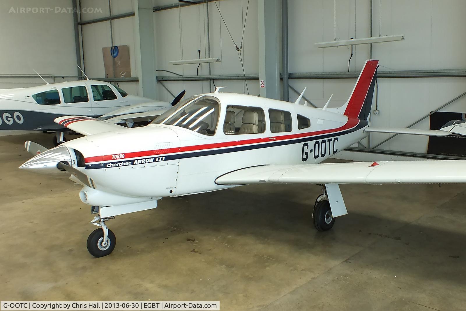 G-OOTC, 1977 Piper PA-28R-201T Cherokee Arrow III C/N 28R-7703086, Turweston resident
