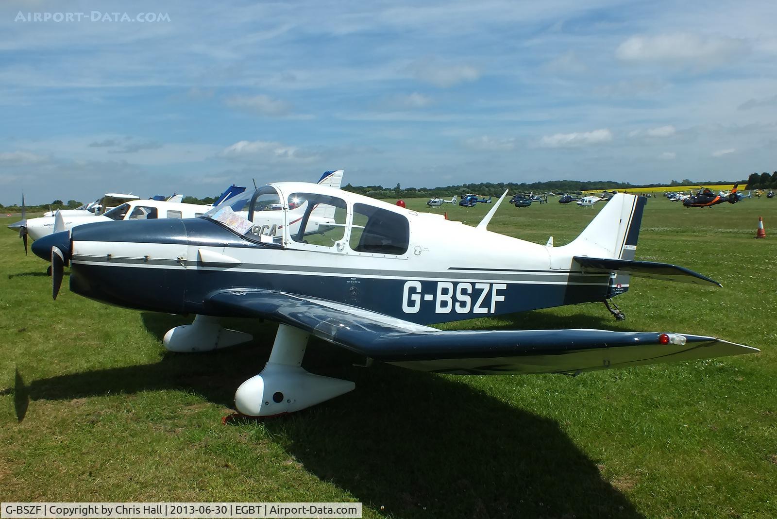 G-BSZF, 1965 CEA Jodel DR-250-160 Capitaine C/N 32, Visitor at Turweston for the British F1 Grand Prix at Silverstone