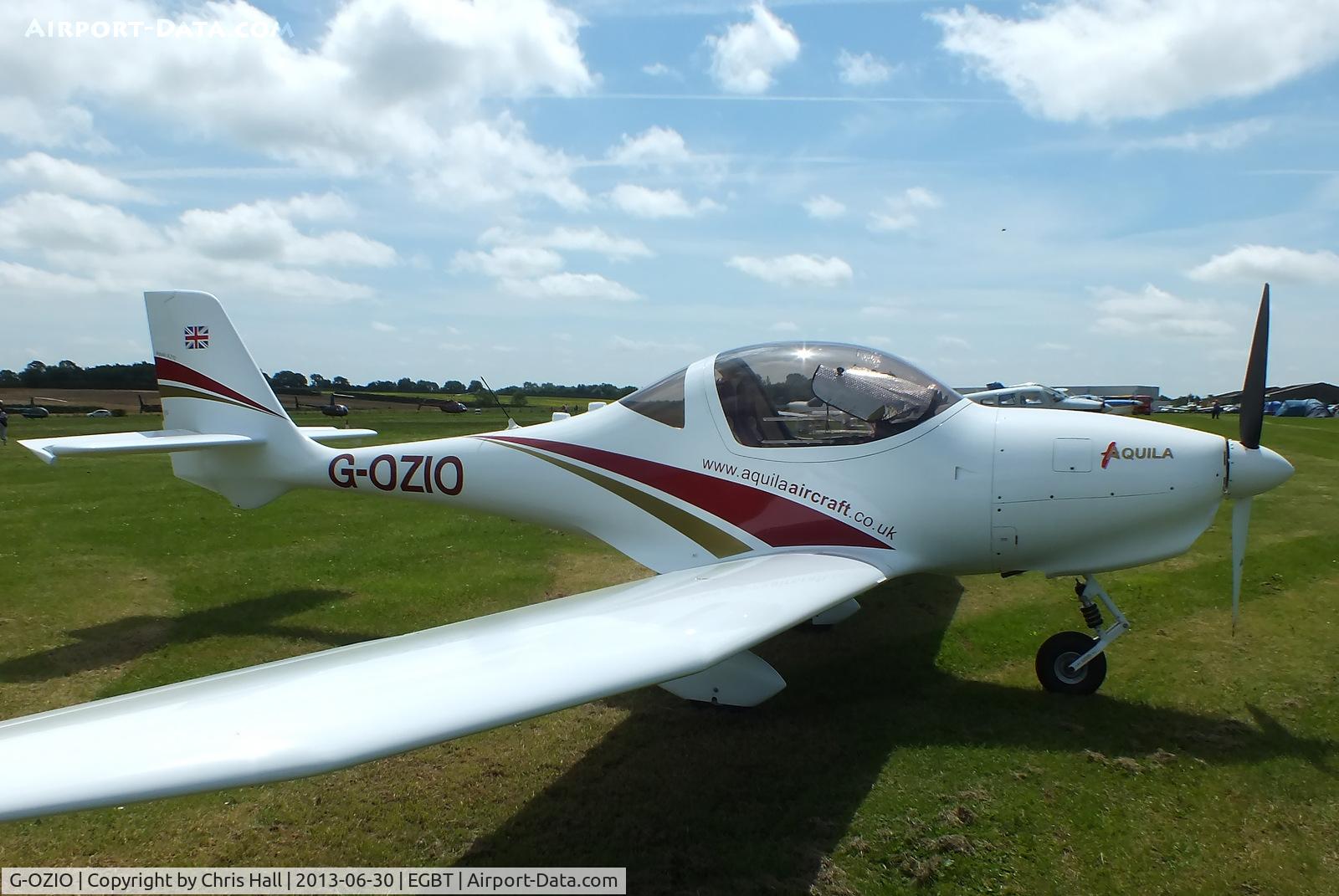 G-OZIO, 2009 Aquila A210 (AT01) C/N AT01-199, Turweston resident