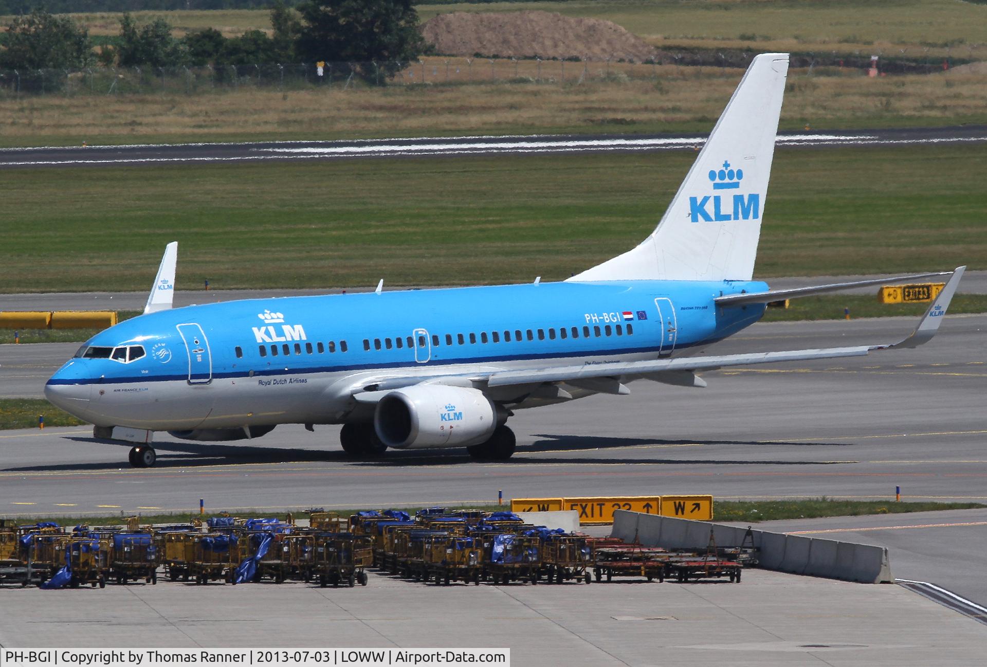 PH-BGI, 2010 Boeing 737-7K2 C/N 30364, KLM Boeing 737