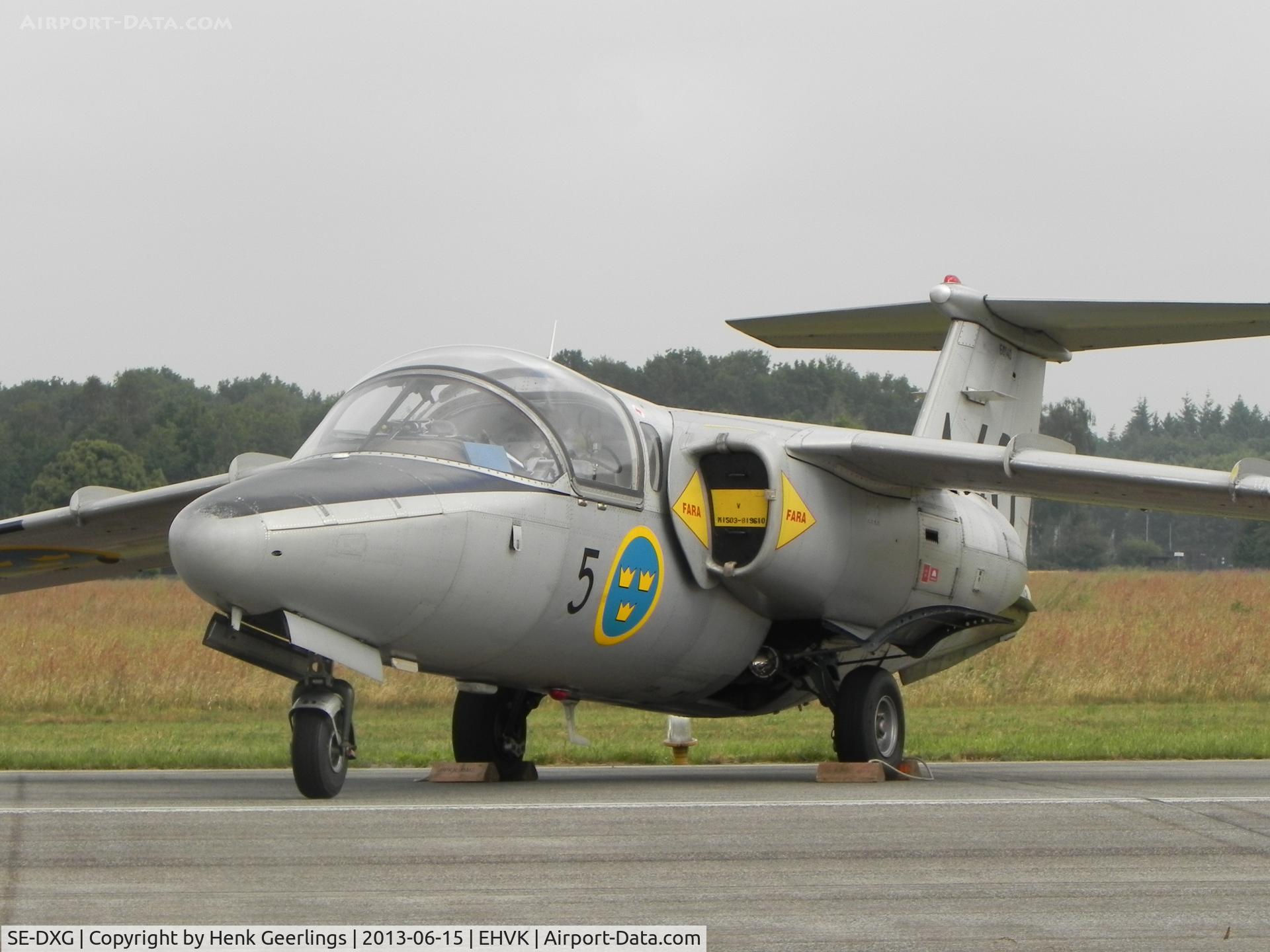 SE-DXG, 1968 Saab Sk60E C/N 60-140, Airforcedays 14/15 June 2013 at Volkel AFB