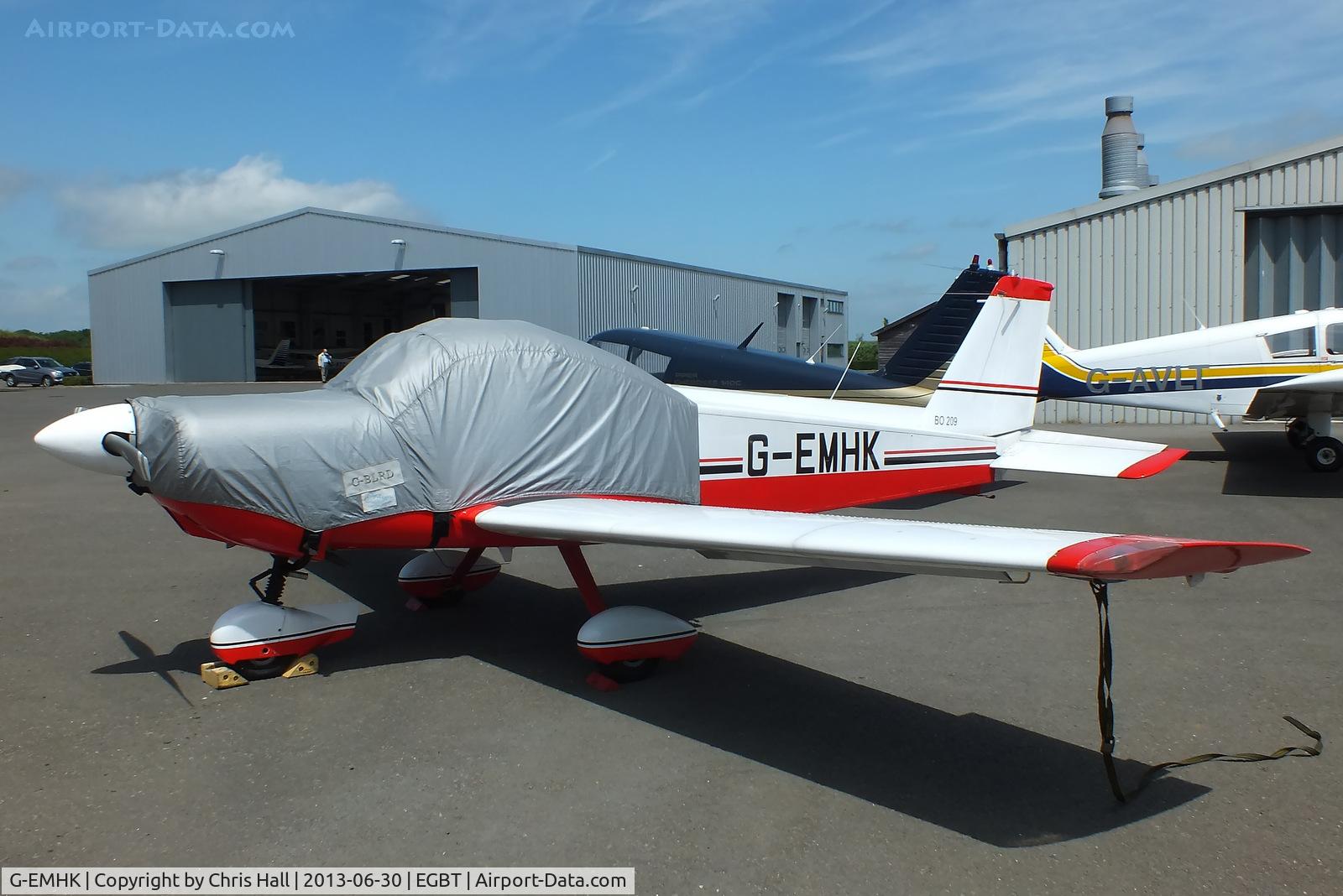G-EMHK, 1971 Bolkow Bo-209 Monsun 150FV C/N 101, Turweston resident