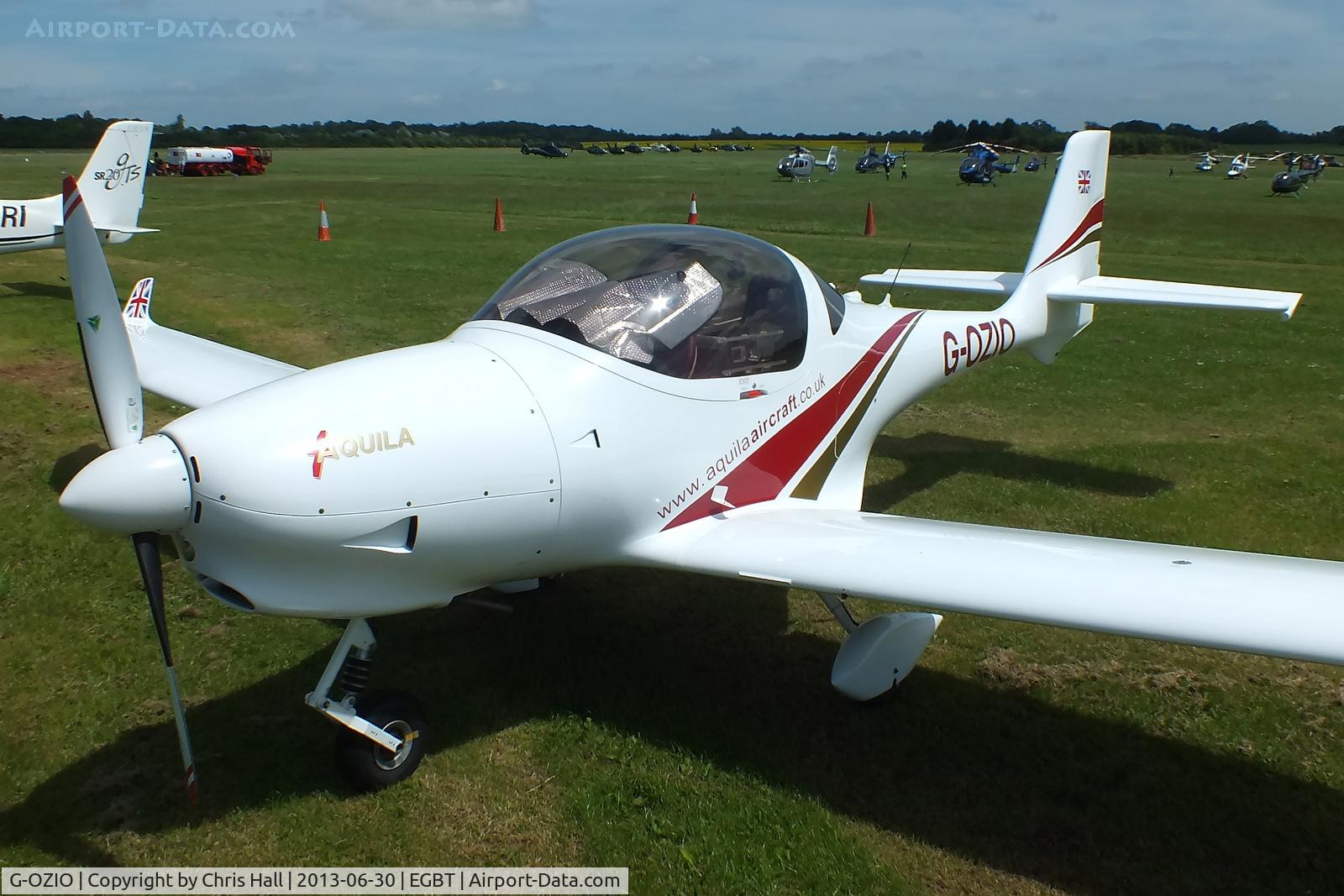 G-OZIO, 2009 Aquila A210 (AT01) C/N AT01-199, Turweston resident