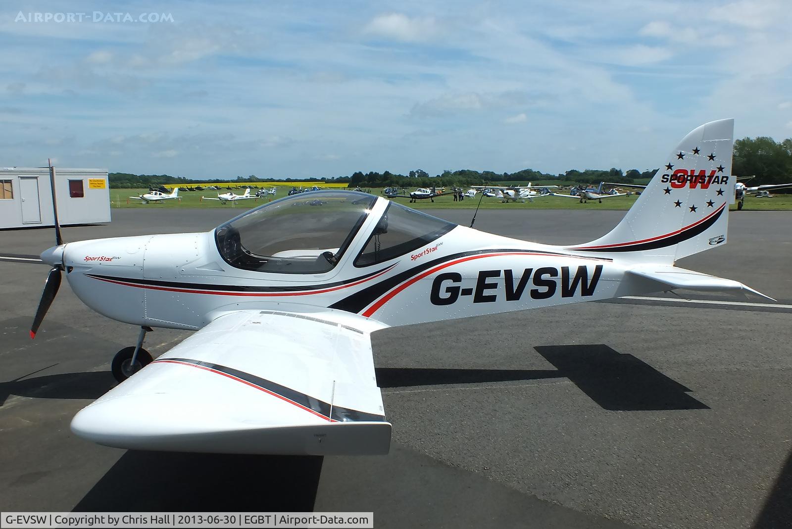 G-EVSW, 2012 Evektor-Aerotechnik Sportstar C/N LAA 315C-15105, Visitor at Turweston