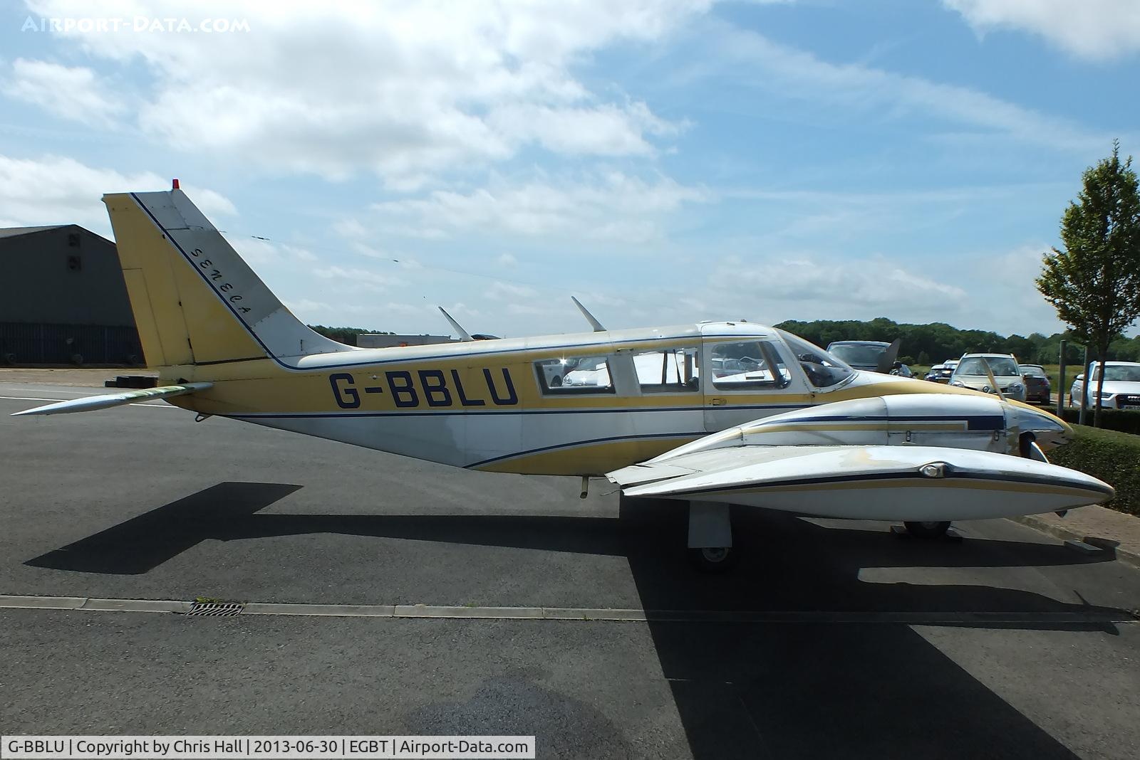 G-BBLU, 1973 Piper PA-34-200 Seneca C/N 34-7350271, Turweston resident