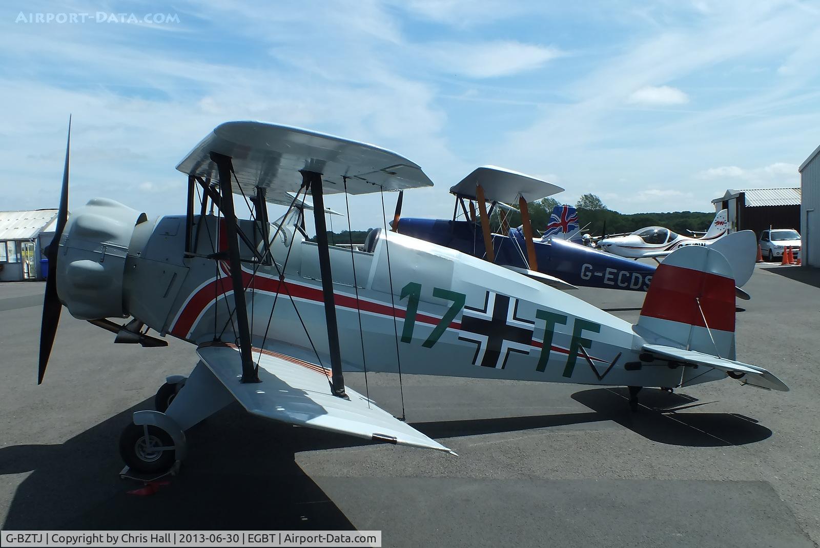 G-BZTJ, 1943 CASA 1-133 Jungmeister C/N 41, Turweston resident