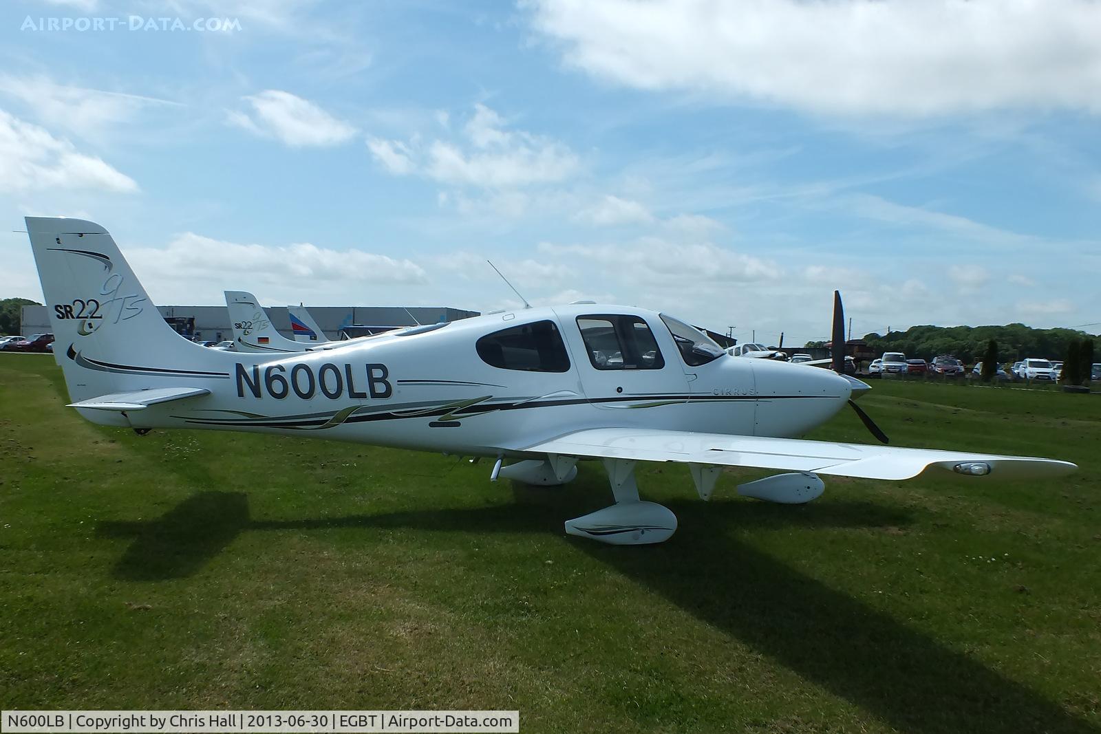 N600LB, 2005 Cirrus SR22 GTS C/N 1693, Visitor at Turweston for the British F1 Grand Prix at Silverstone