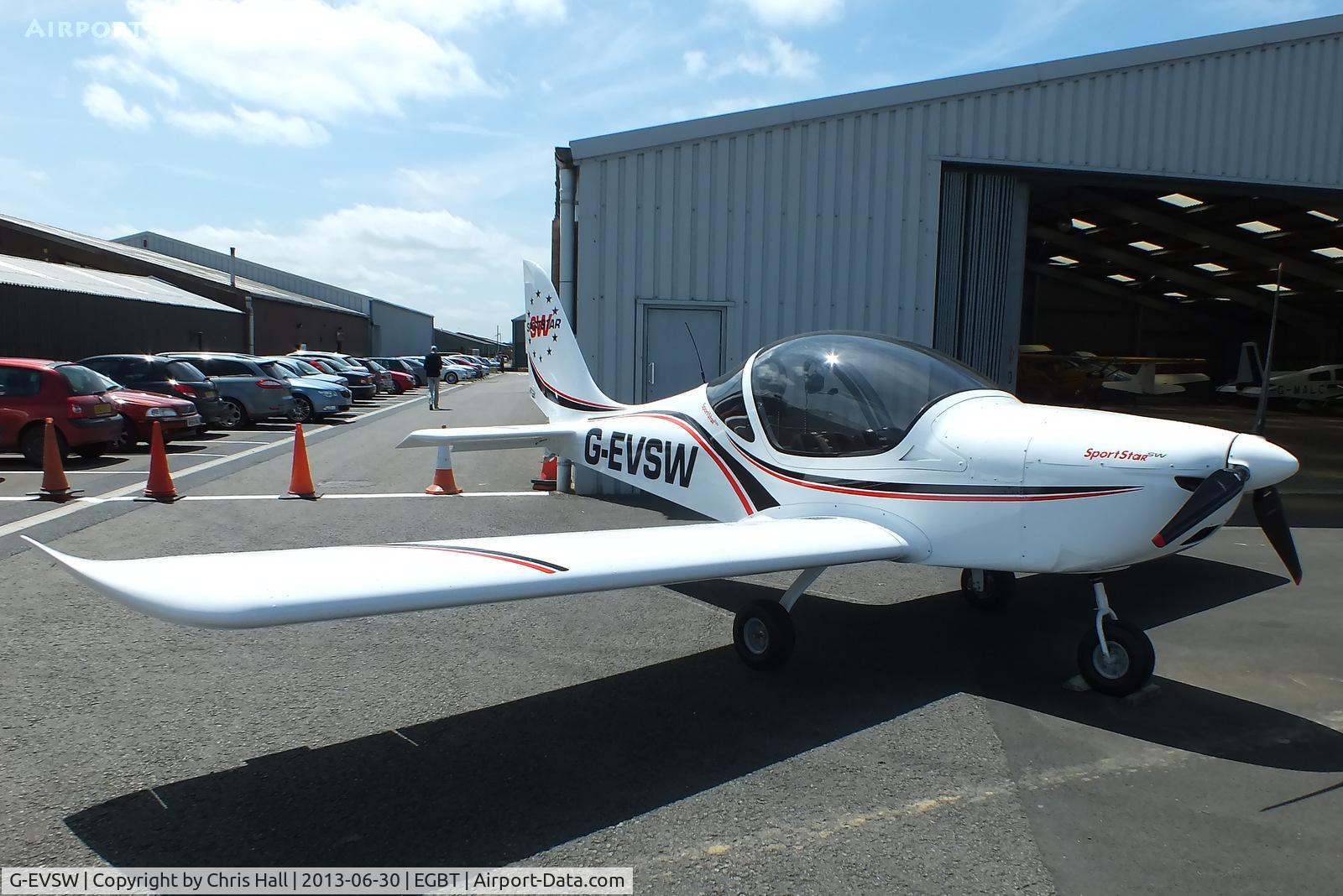 G-EVSW, 2012 Evektor-Aerotechnik Sportstar C/N LAA 315C-15105, Visitor at Turweston