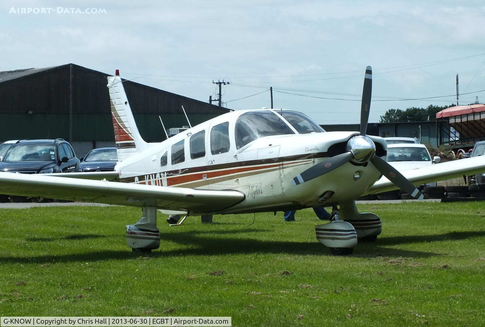 G-KNOW, 1978 Piper PA-32-300 Cherokee Six Cherokee Six C/N 32-7840111, Visitor at Turweston for the British F1 Grand Prix at Silverstone