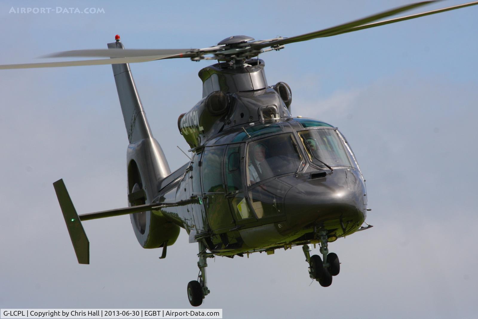 G-LCPL, 1991 Aerospatiale AS-365N-2 Dauphin C/N 6393, being used for ferrying race fans to the British F1 Grand Prix at Silverstone