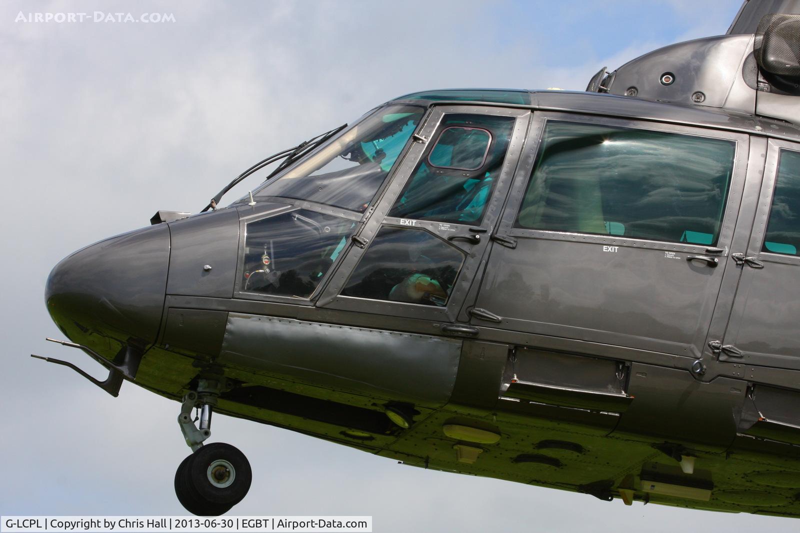 G-LCPL, 1991 Aerospatiale AS-365N-2 Dauphin C/N 6393, being used for ferrying race fans to the British F1 Grand Prix at Silverstone