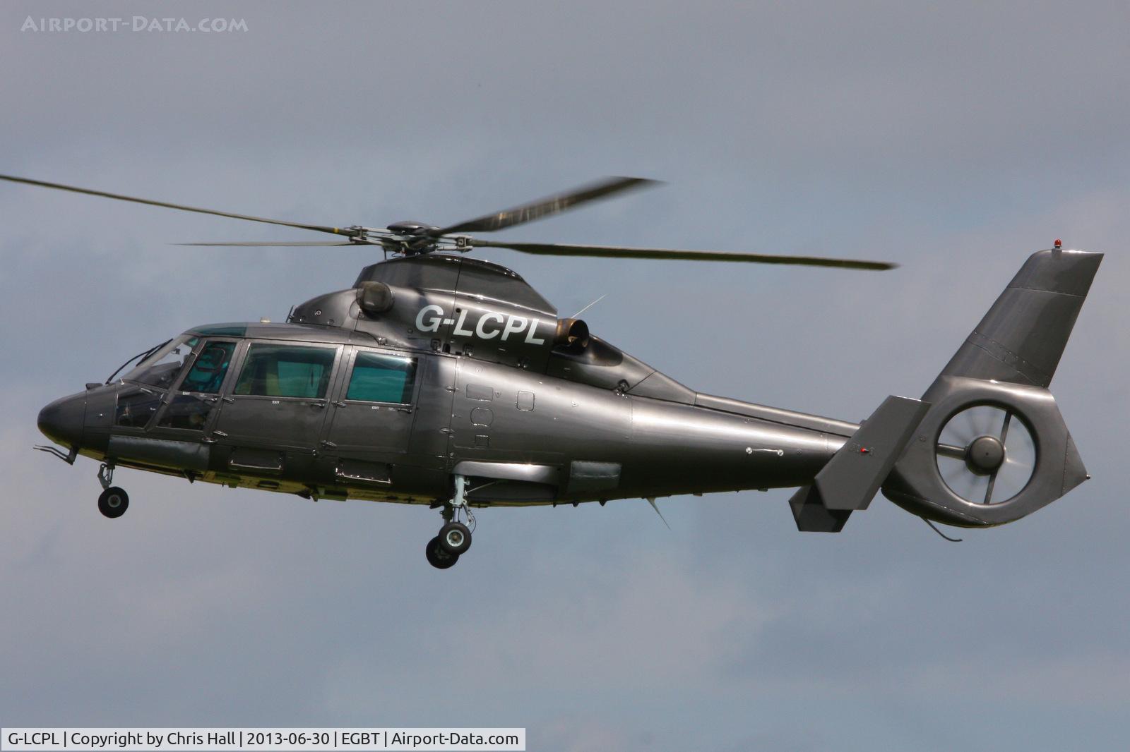 G-LCPL, 1991 Aerospatiale AS-365N-2 Dauphin C/N 6393, being used for ferrying race fans to the British F1 Grand Prix at Silverstone