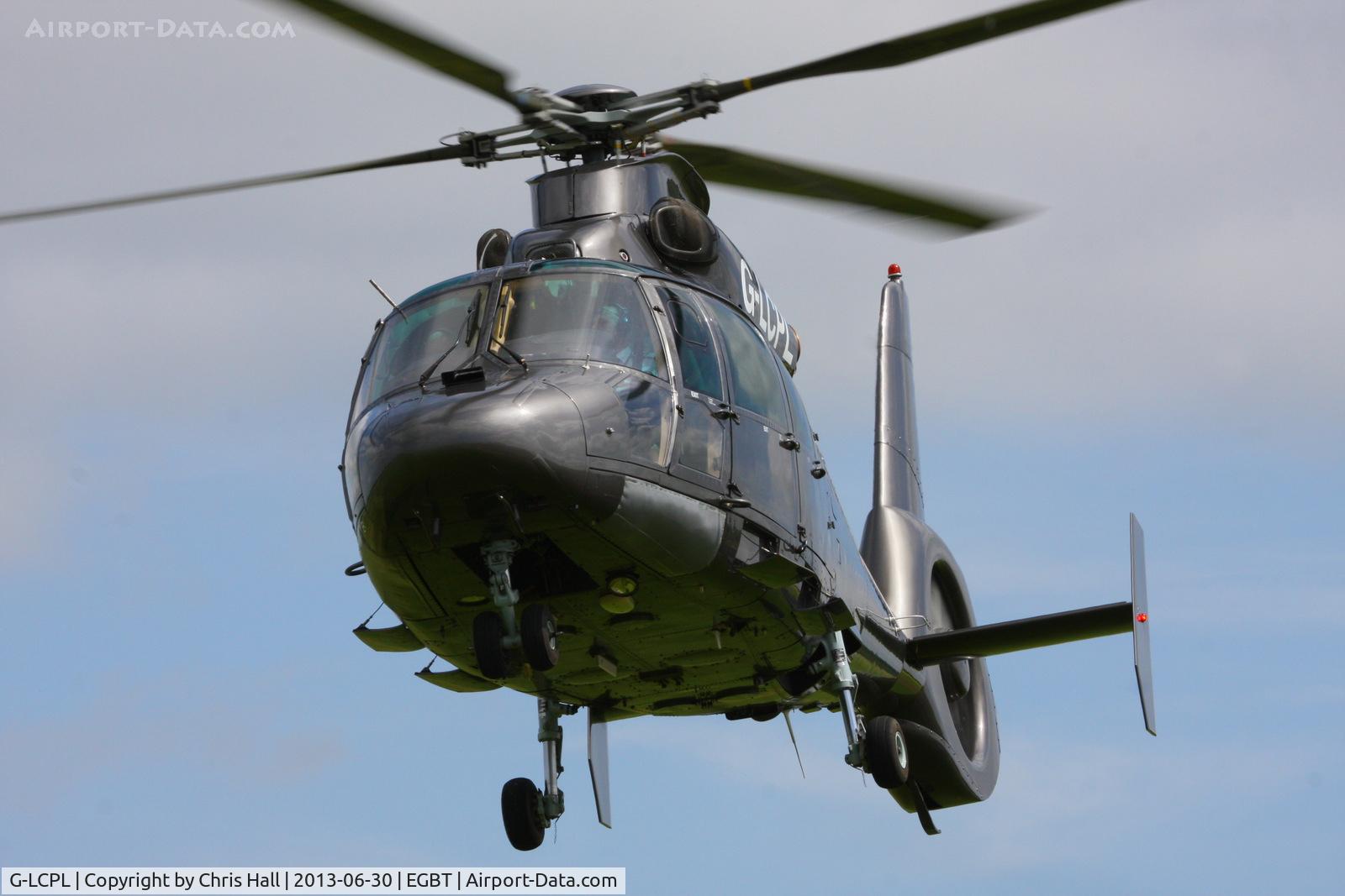 G-LCPL, 1991 Aerospatiale AS-365N-2 Dauphin C/N 6393, being used for ferrying race fans to the British F1 Grand Prix at Silverstone