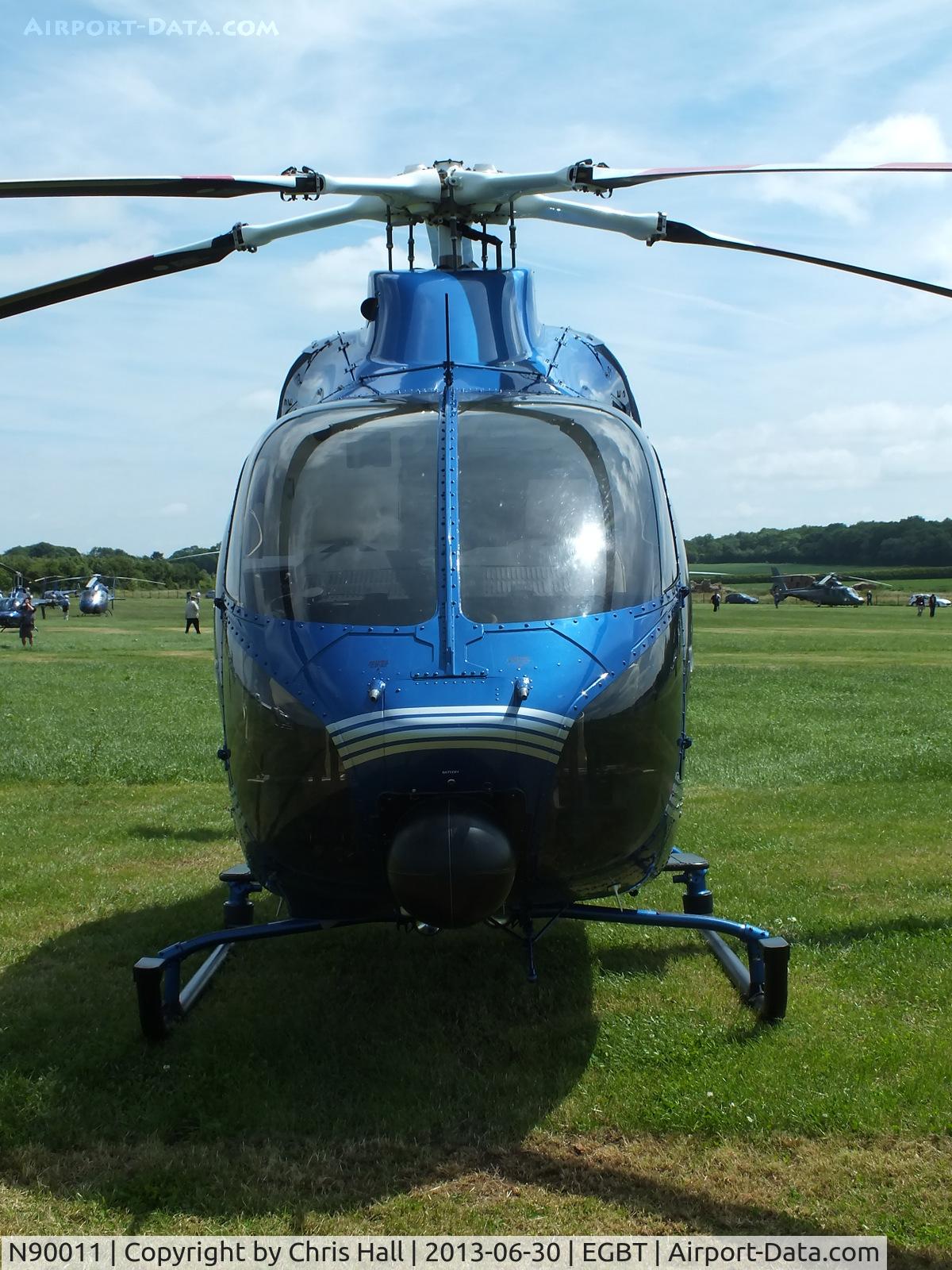 N90011, 2006 MD Helicopters MD-900 Explorer C/N 900-00115, being used for ferrying race fans to the British F1 Grand Prix at Silverstone